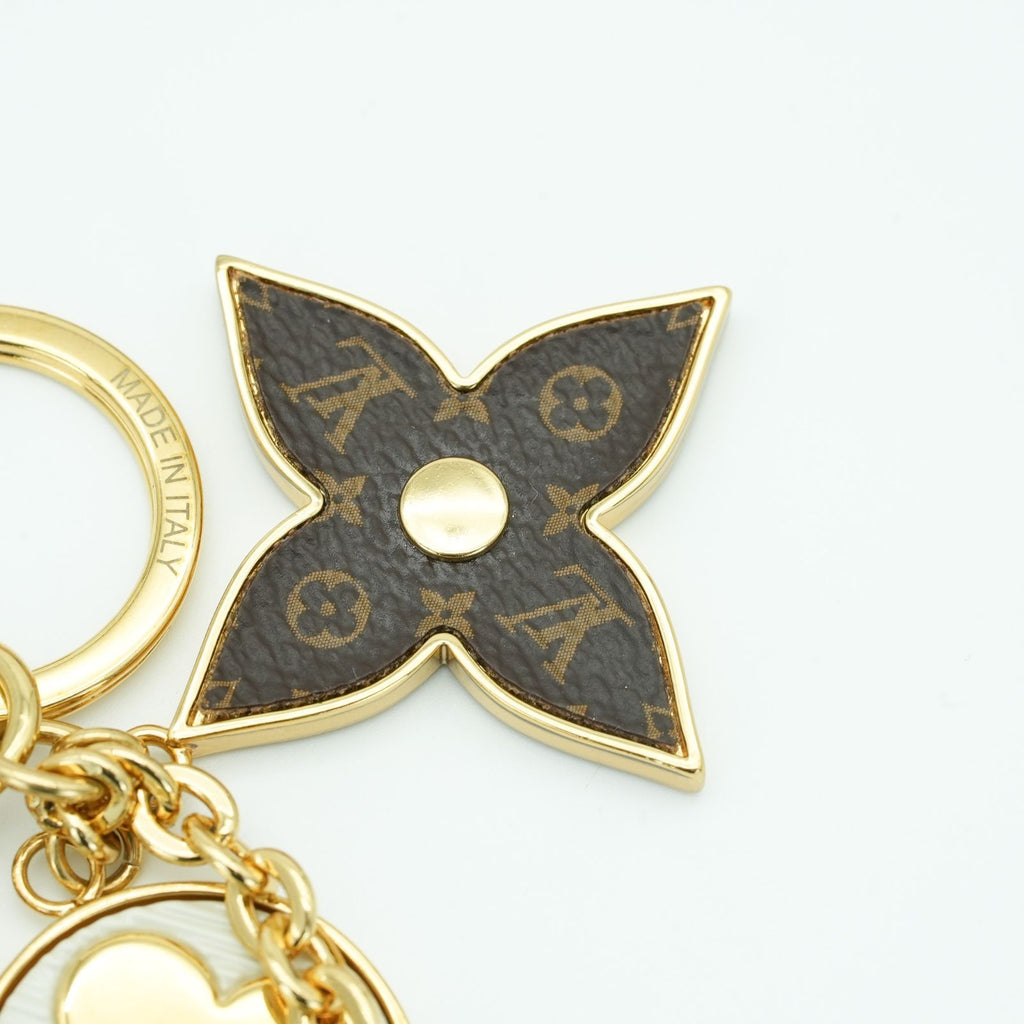 LOUIS VUITTON キーホルダー･スプリング ストリート M01187 キーボルダー ゴールド レディース メンズ 箱