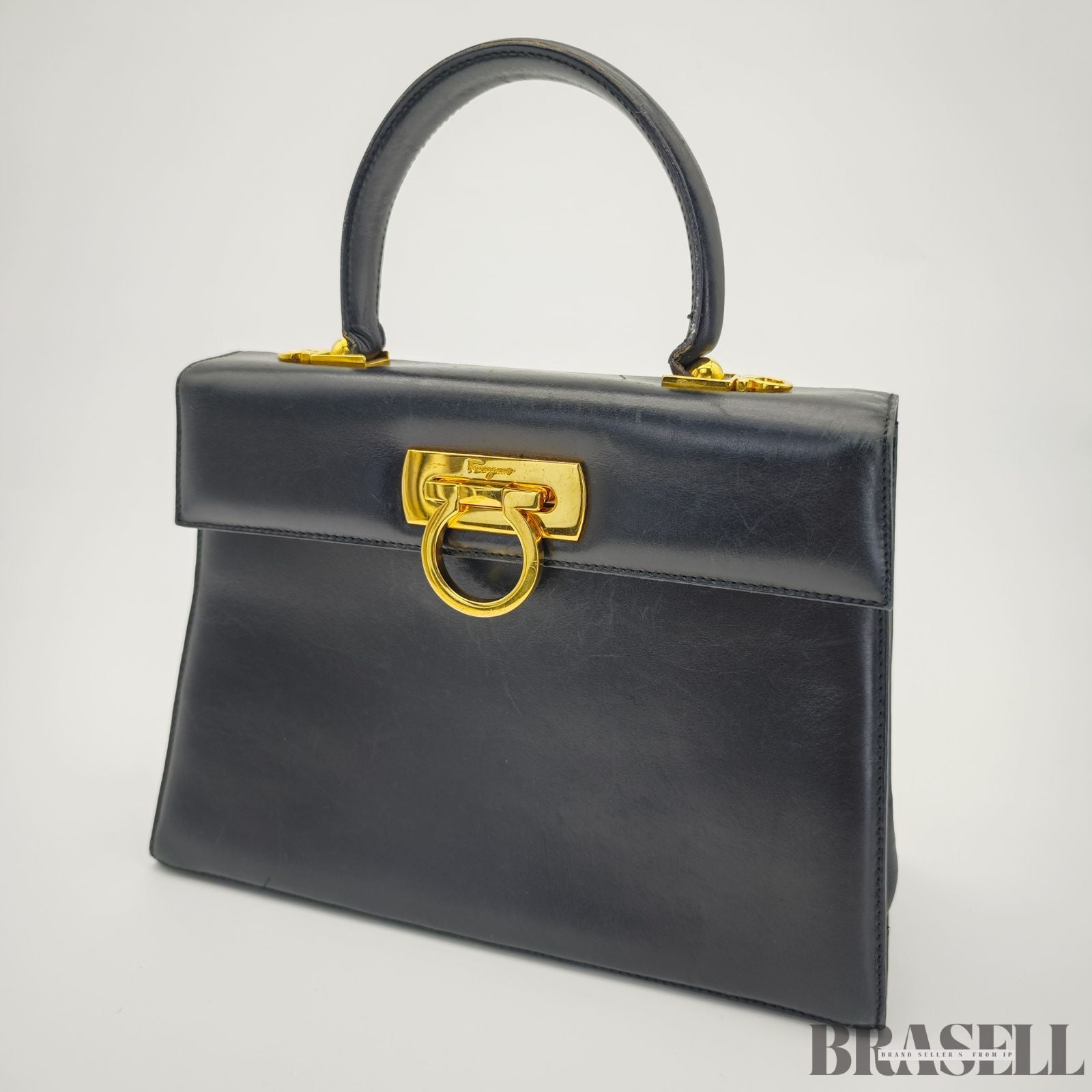 Ferragamo フェラガモ ガンチーニ ショルダーバッグ バッグ トートバッグ ブラック レディース クラシカル