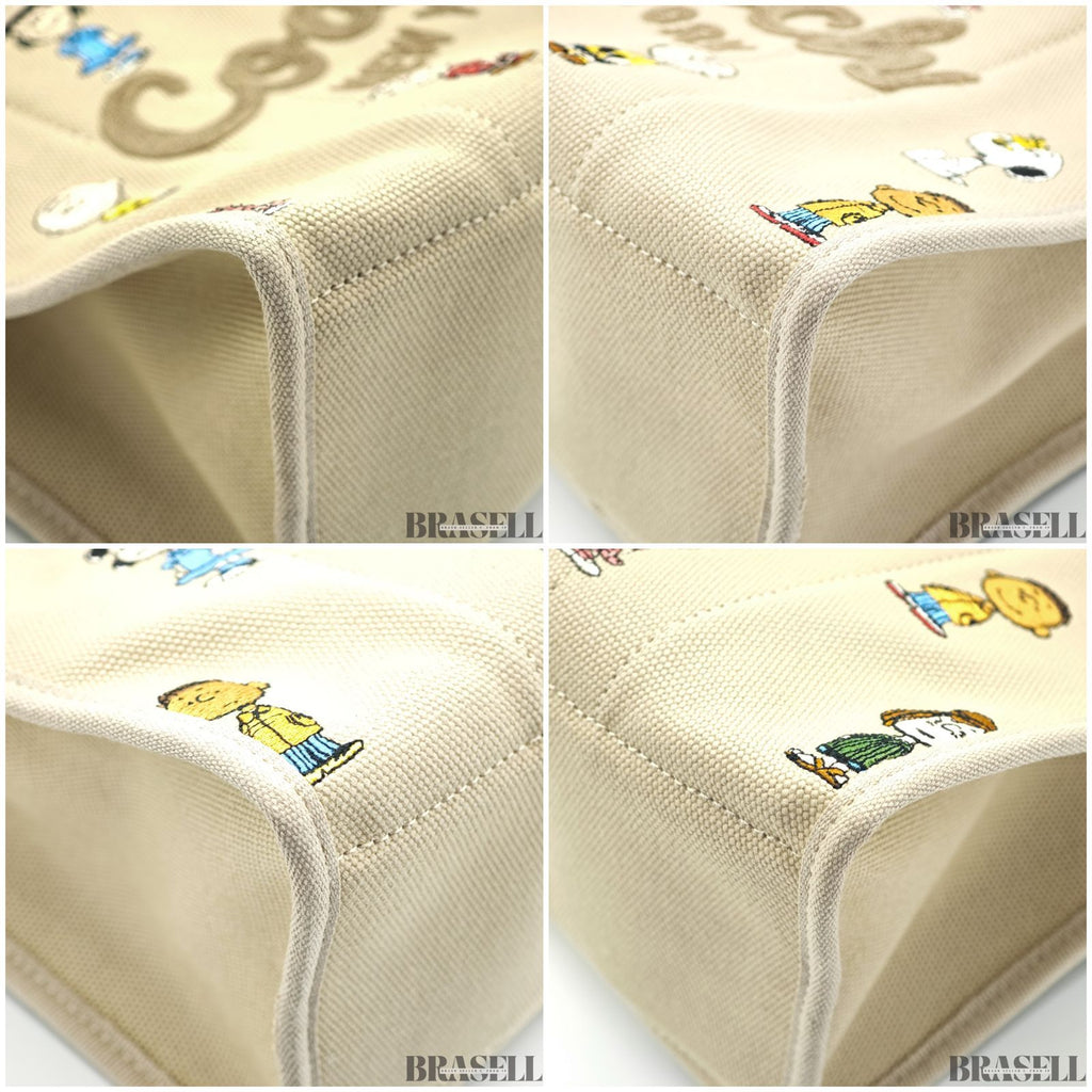 COACH コーチ COACH X PEANUTS  スヌーピー カーゴ トート バッグ C2657 CBH43 バッグ ショルダーバッグ 2way キャラクター 可愛い ベージュ レディース 保存袋 ショルダーストラップ