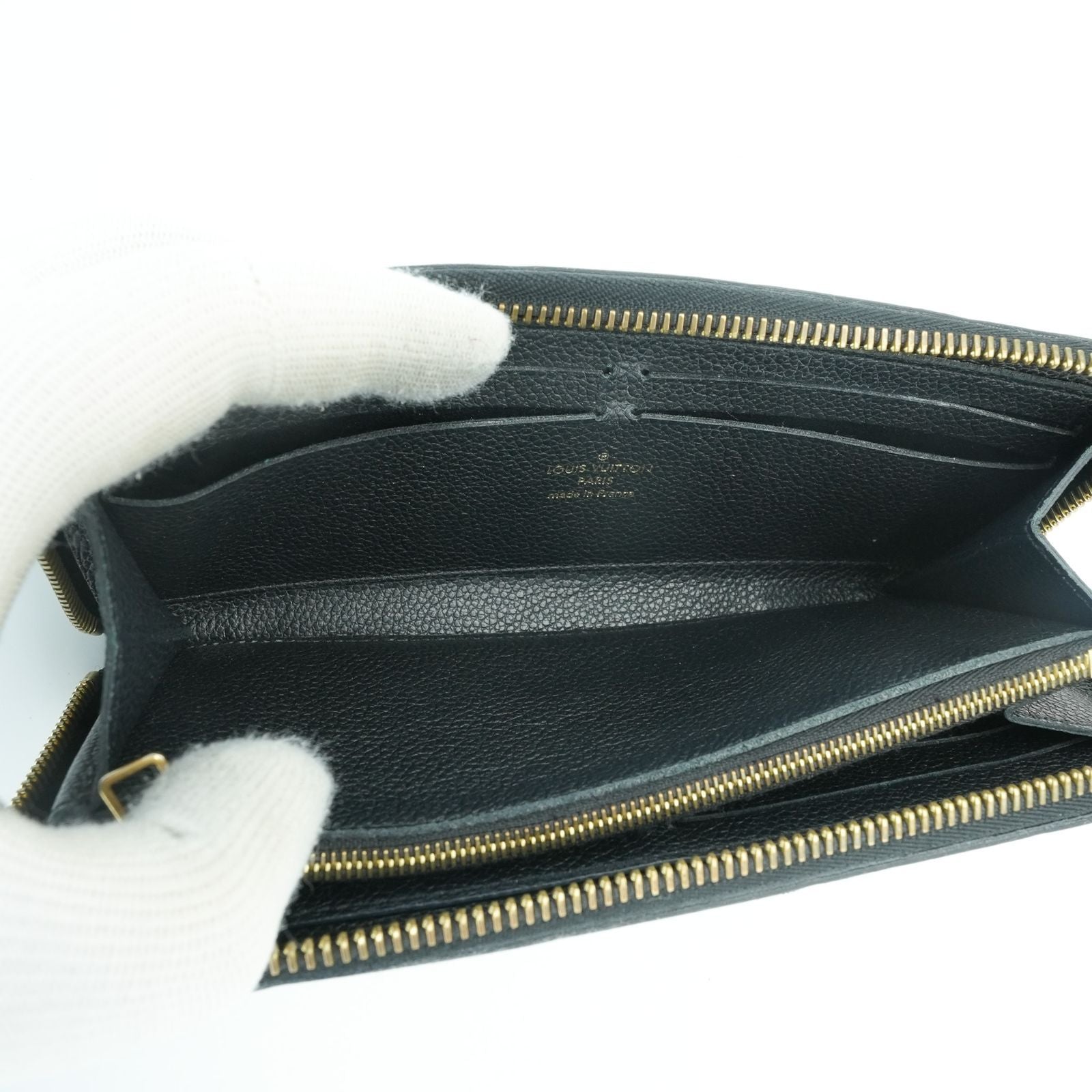 LOUIS VUITTON アンプラント ポルトフォイユ･クレマンス M60171 長財布 ブラック レディース メンズ 箱 保存袋