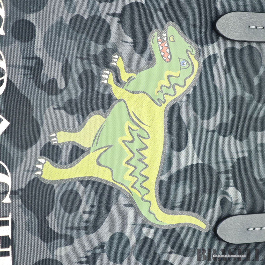 COACH コーチ トート・カモ プリント アンド レキシー CCD11 A5F バッグ トートバッグ 恐竜 ダイナソー ブラック レディース 保存袋