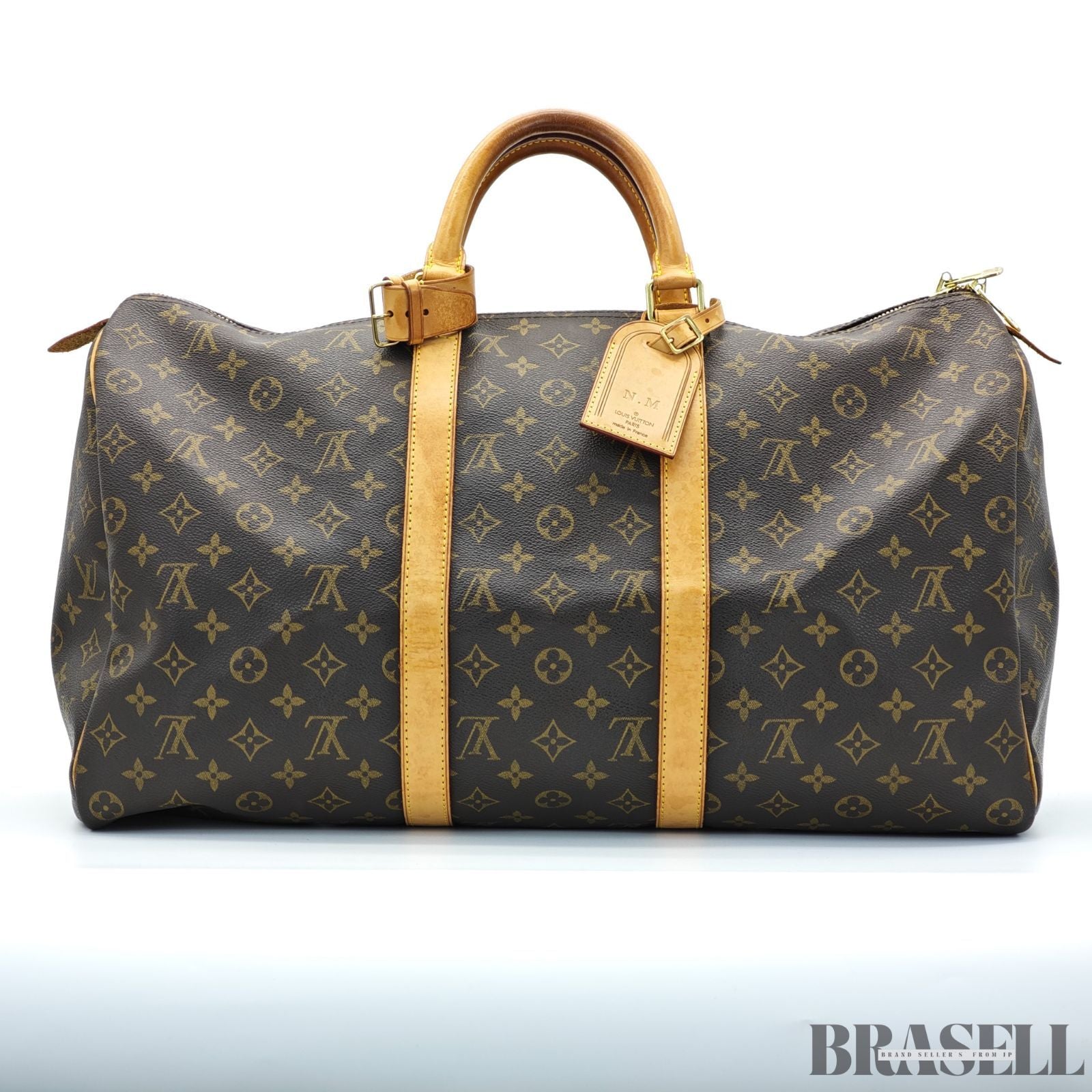 LOUIS VUITTON ルイ・ヴィトン キーポル50cm M41426 バッグ ボストンバッグ 大容量 旅行 ブラウン レディース メンズ パドロック 鍵