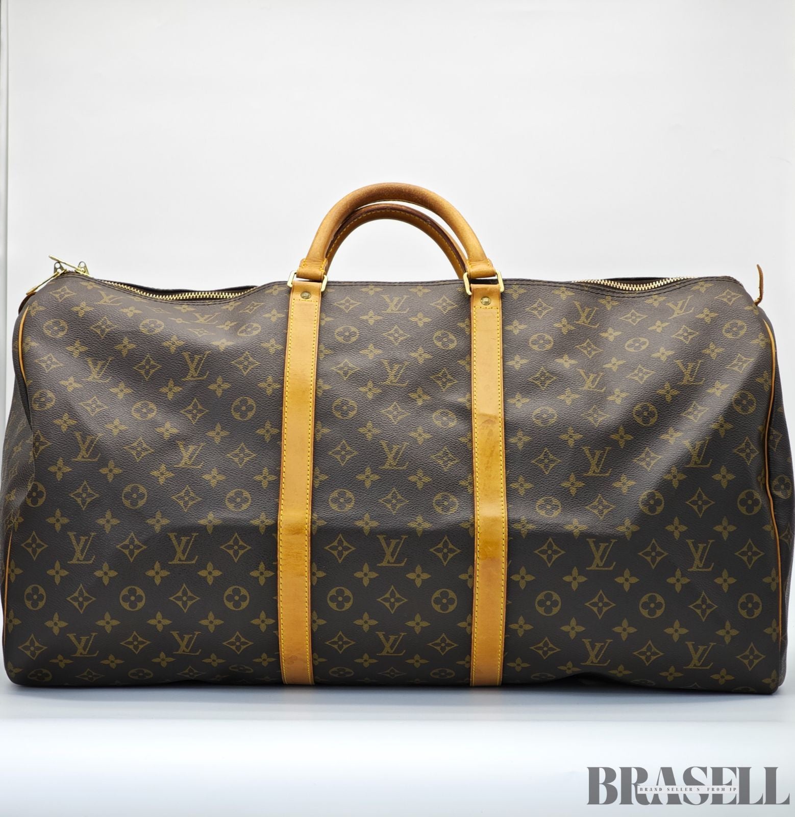 LOUIS VUITTON ルイ・ヴィトン キーポル 60cm M41422 バッグ ボストンバッグ 大容量 MARRON マロン  GOLD ゴールド 金具 レディース メンズ ボストンバッグ