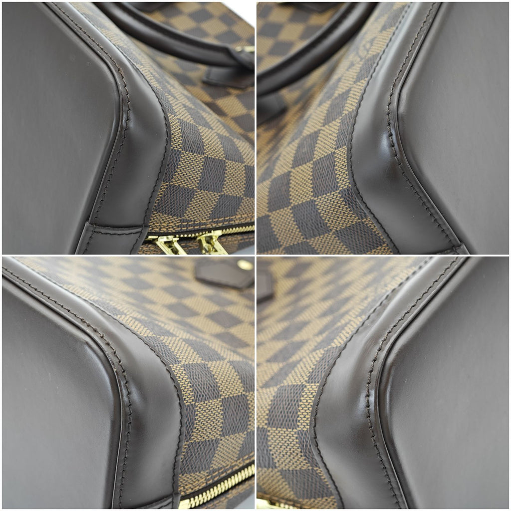 LOUIS VUITTON ルイ・ヴィトン ダミエ・エベヌ アルマ N51131 バッグ ハンドバッグ ブラウン レディース 保存袋  パドロック カデナ 南京錠 鍵