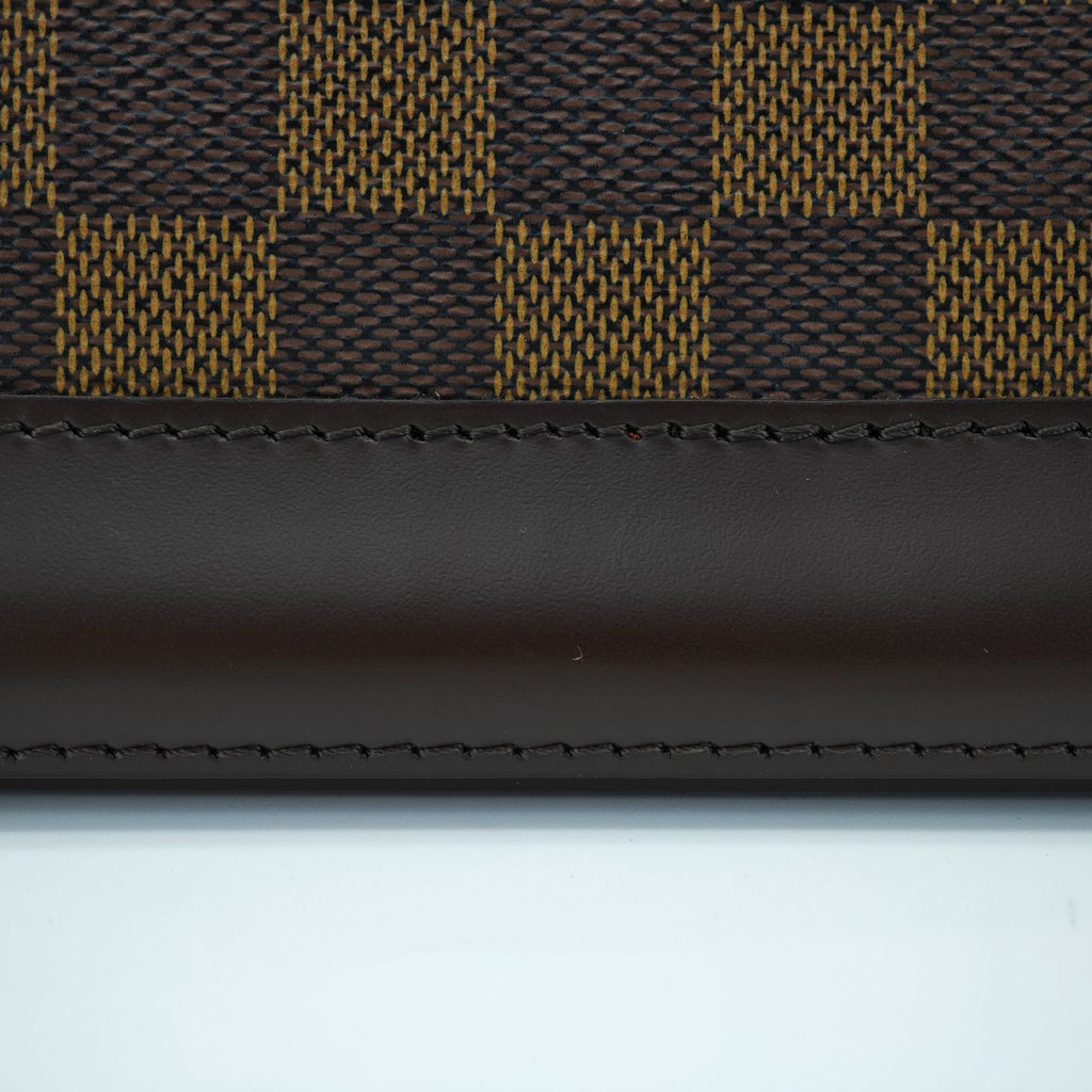 LOUIS VUITTON ルイ・ヴィトン ダミエ・エベヌ アルマ N51131 バッグ ハンドバッグ ブラウン レディース 保存袋  パドロック カデナ 南京錠 鍵