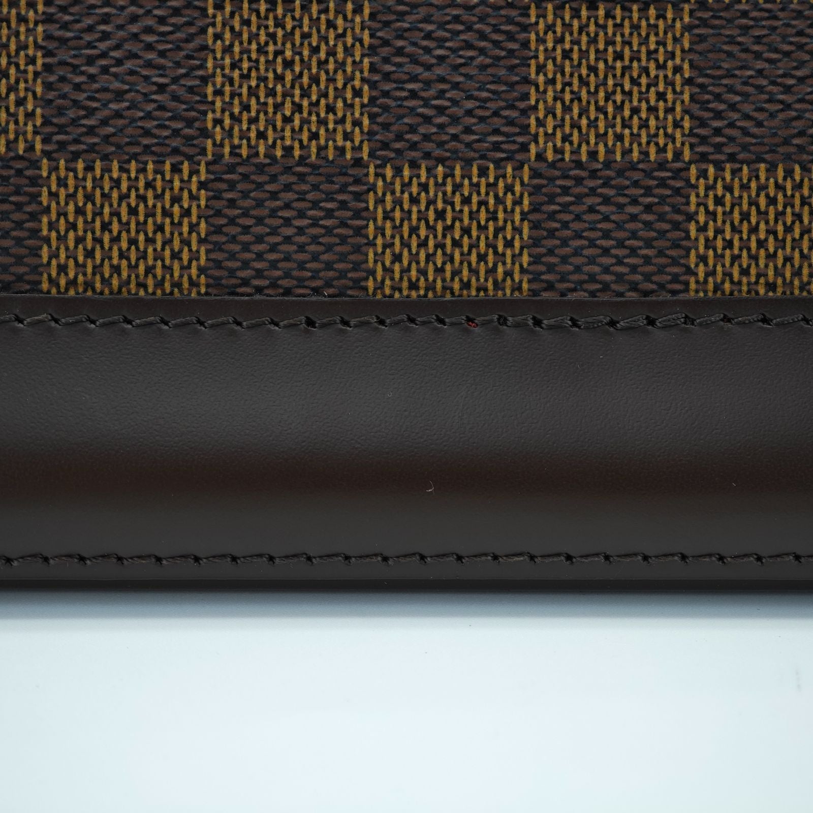 LOUIS VUITTON ルイ・ヴィトン ダミエ・エベヌ アルマ N51131 バッグ ハンドバッグ ブラウン レディース 保存袋  パドロック カデナ 南京錠 鍵