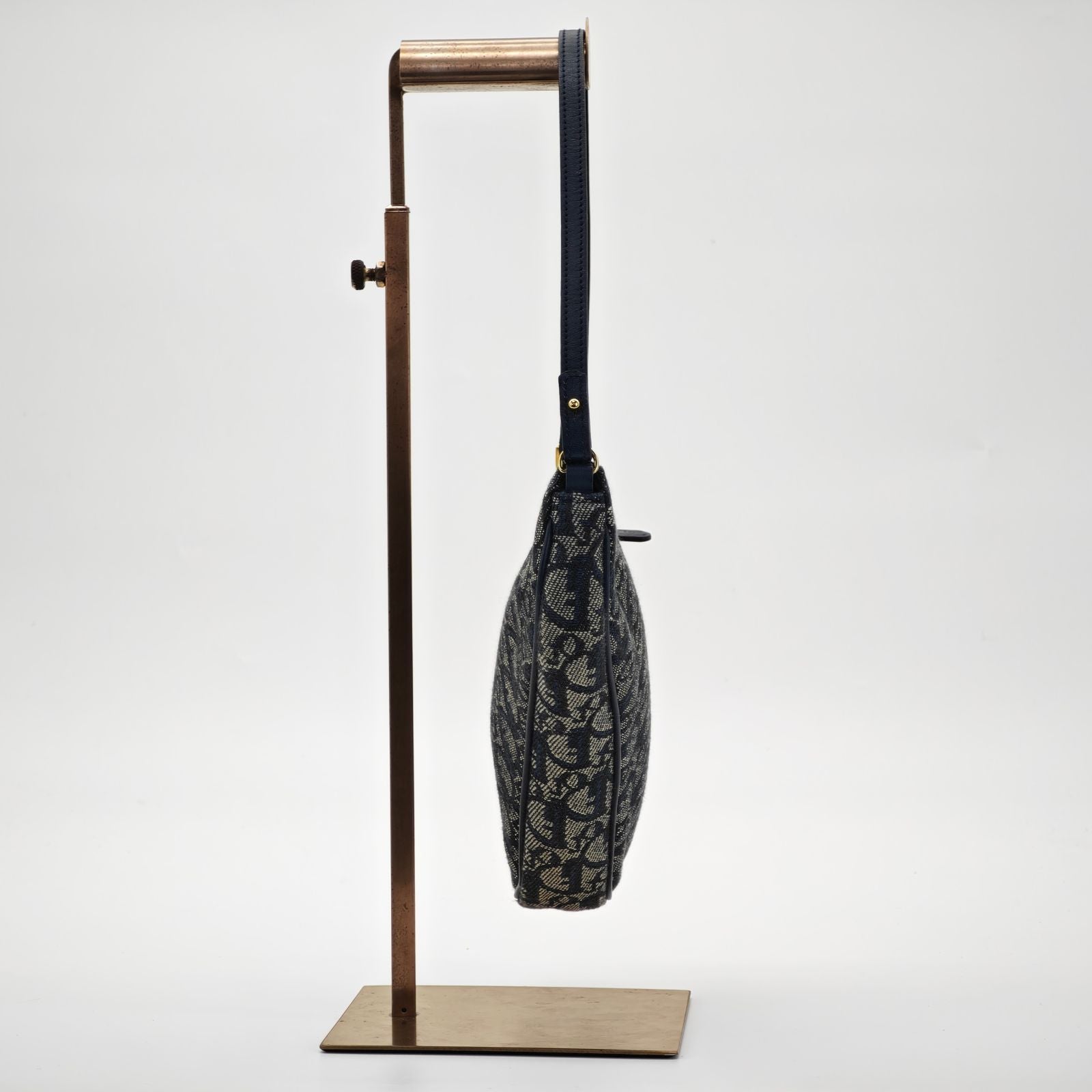 Dior ディオール トロッター サドルバッグ バッグ ハンドバッグ ミニバッグ ネイビー レディース 保存袋