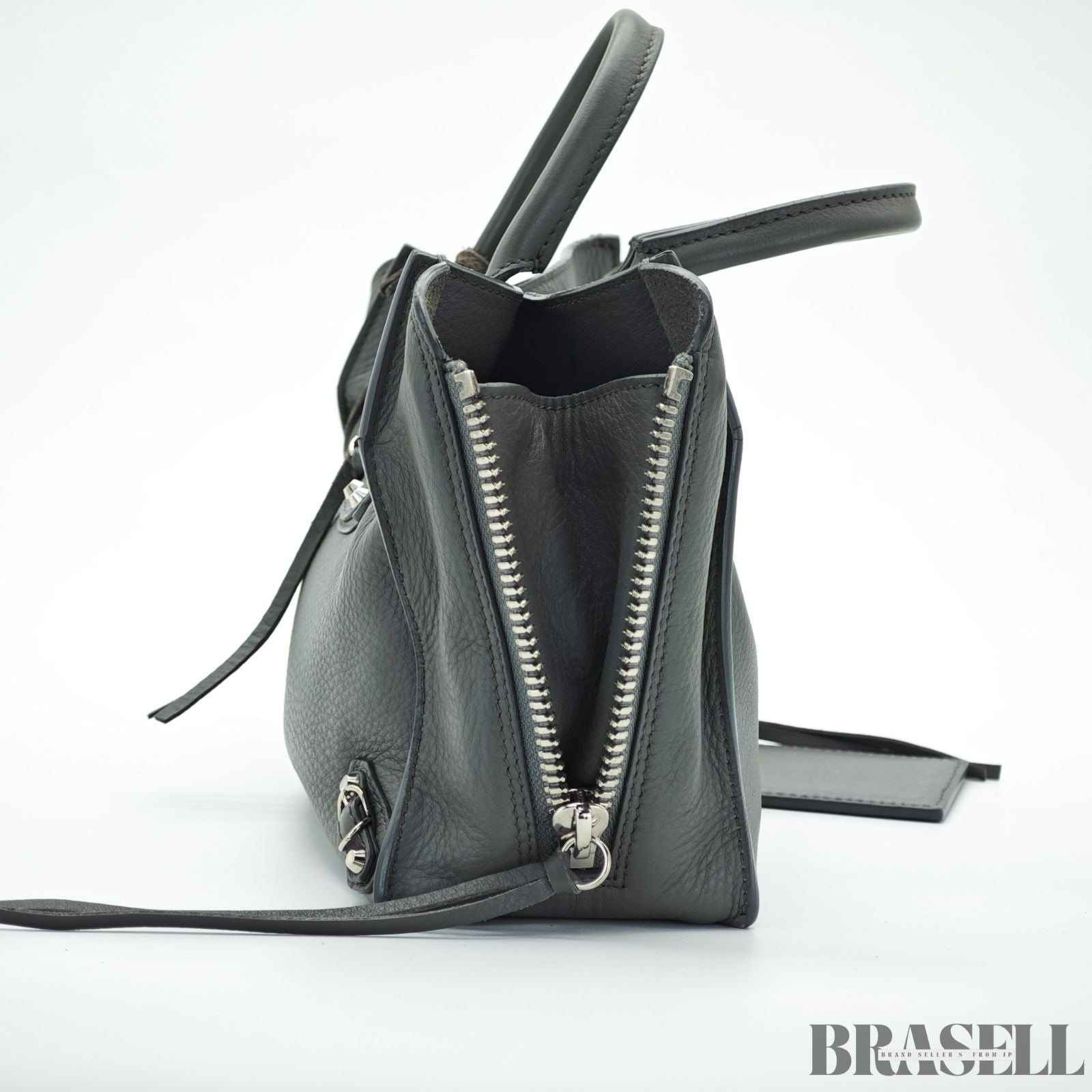 BALENCIAGA バレンシアガ ペーパーA4/357333 バッグ 2way ハンドバッグ ショルダーバッグ グレー レディース ショルダーストラップ