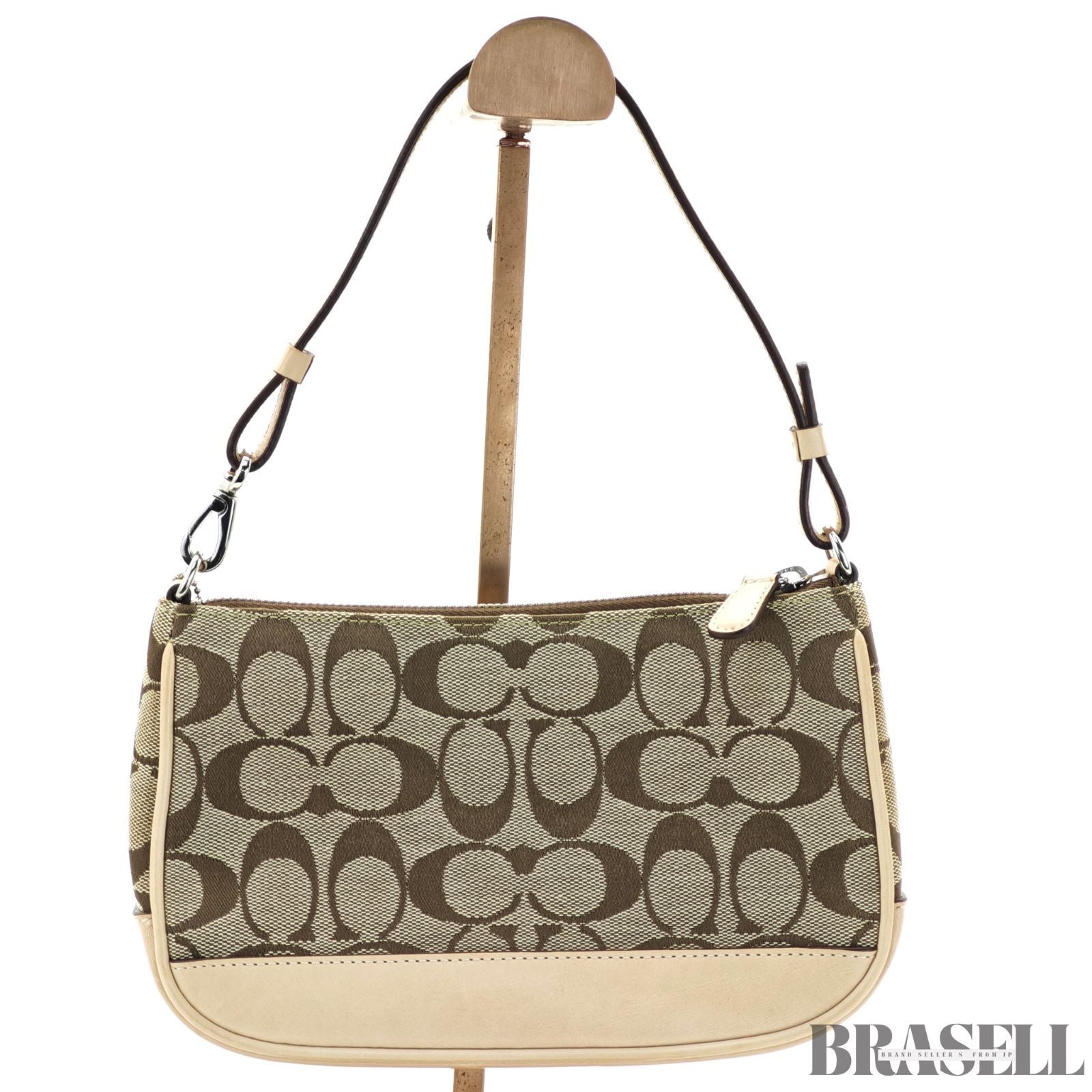 COACH コーチ シグネチャーミニバッグ バッグ ハンドバッグ ベージュ レディース 保存袋