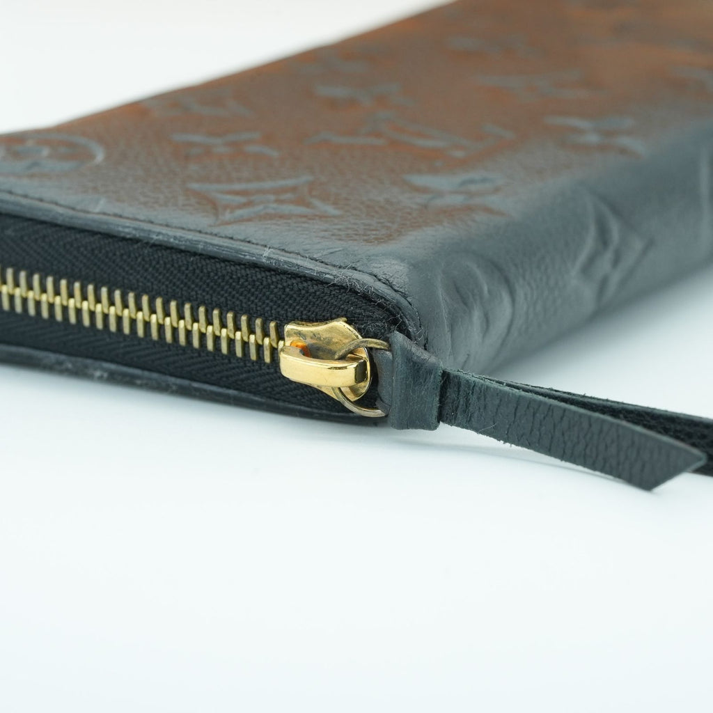 LOUIS VUITTON アンプラント ポルトフォイユ･クレマンス M60171 長財布 ブラック レディース メンズ 箱 保存袋