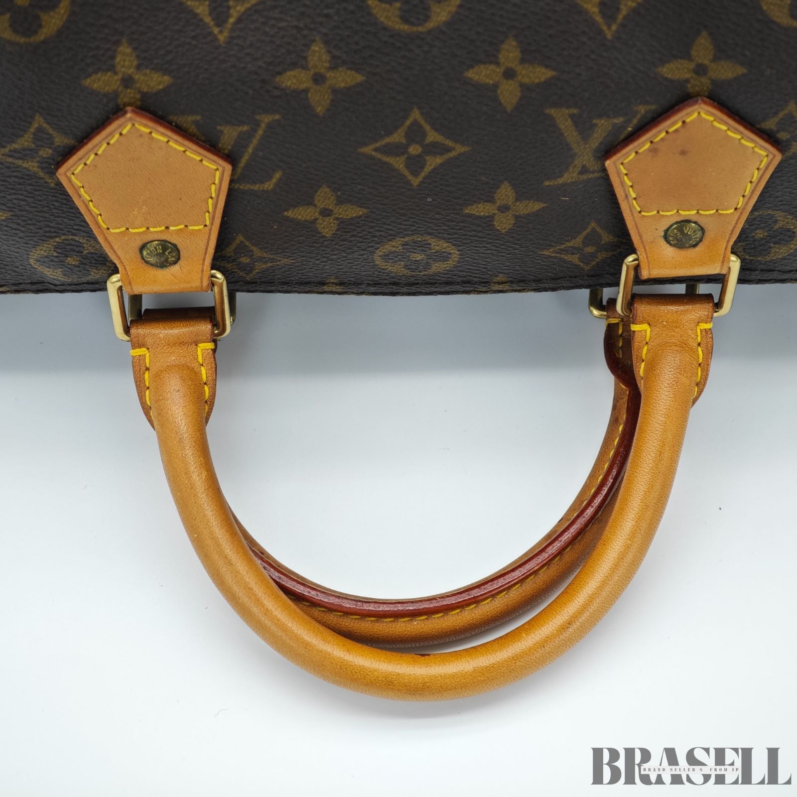 LOUIS VUITTON ルイ・ヴィトン スピーディ30 M41526 バッグ ハンドバッグ ブラウン レディース メンズ パドロック 鍵