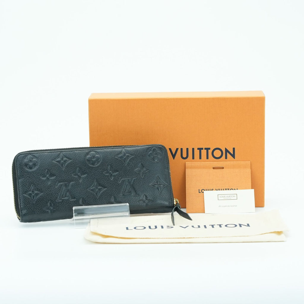 LOUIS VUITTON アンプラント ポルトフォイユ･クレマンス M60171 長財布 ブラック レディース メンズ 箱 保存袋