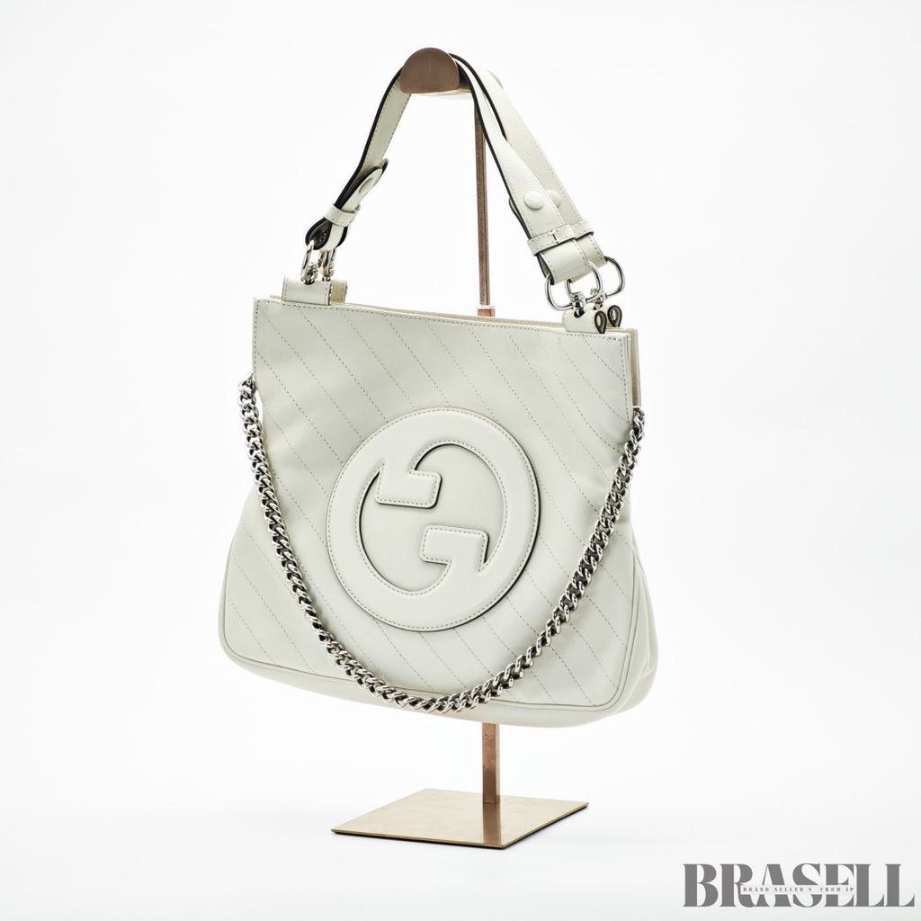 GUCCI グッチ ブロンディ トート バッグ ベージュ アイボリー レディース 保存袋