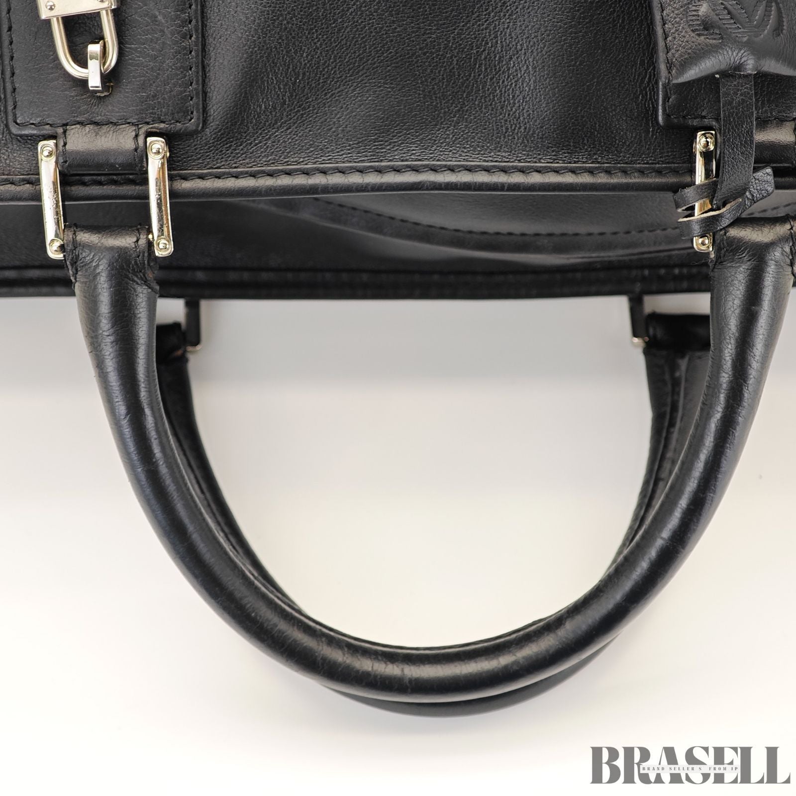 LOEWE ロエベ アマソナ36 バッグ ハンドバッグ 横長 ブラック シルバー金具 レディース メンズ