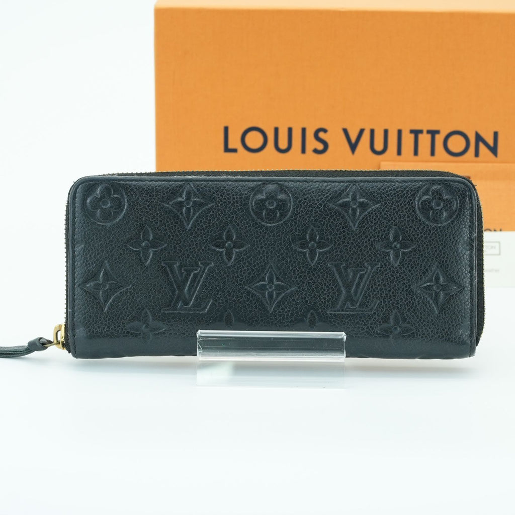 LOUIS VUITTON アンプラント ポルトフォイユ･クレマンス M60171 長財布 ブラック レディース メンズ 箱 保存袋