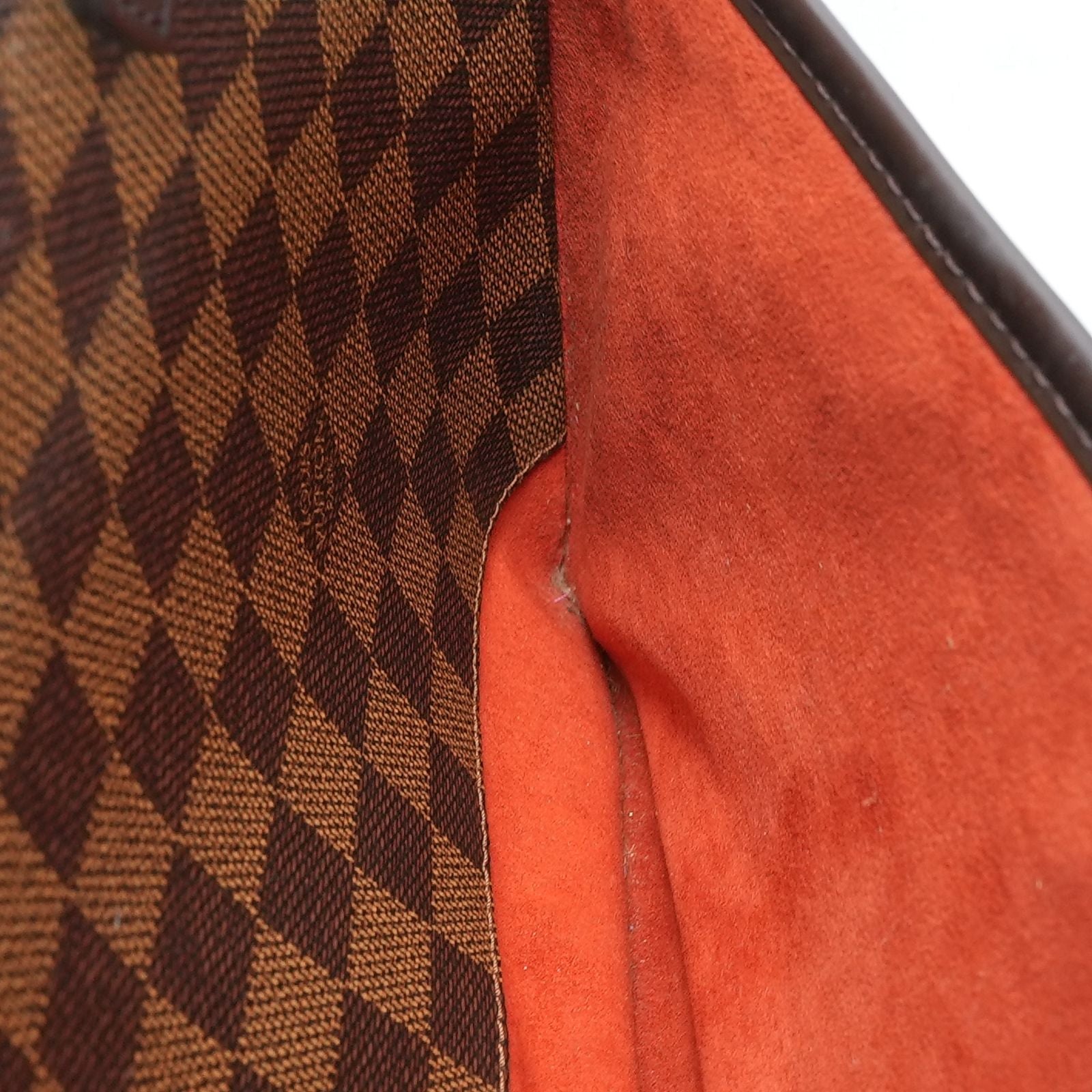 LOUIS VUITTON ダミエ サリア オリゾンタル N51282 バッグ ハンドバッグ ブラウン ショルダーバッグ トートバッグ レディース 保存袋