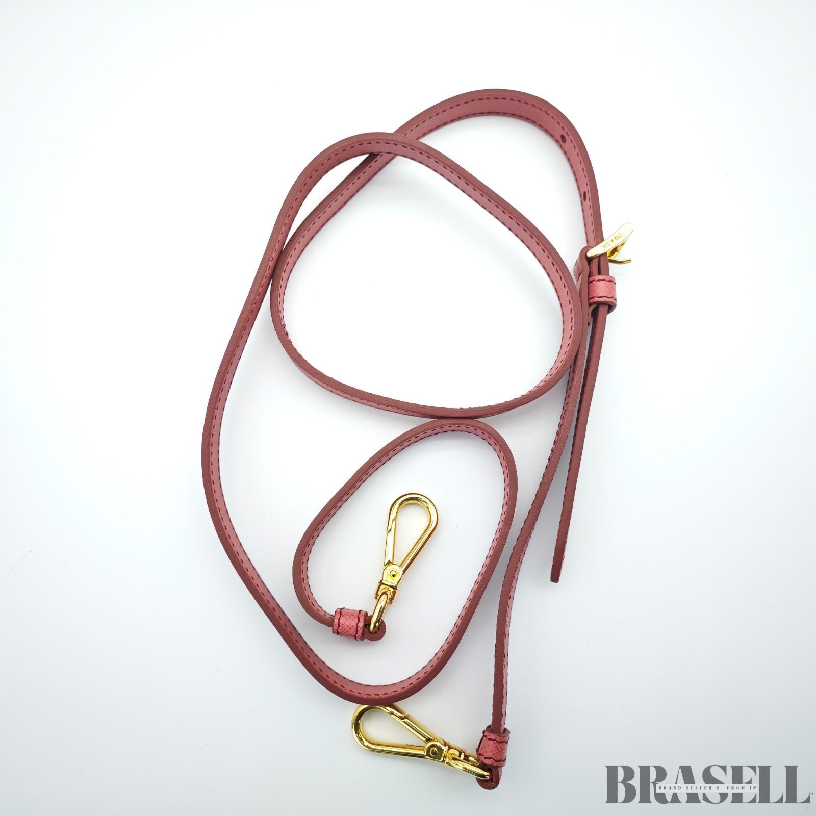 PRADA プラダ サフィアーノ レザー ガレリア  2way ハンドバッグ ピンク トートバッグ 鍵 ショルダーストラップ レディース メンズ