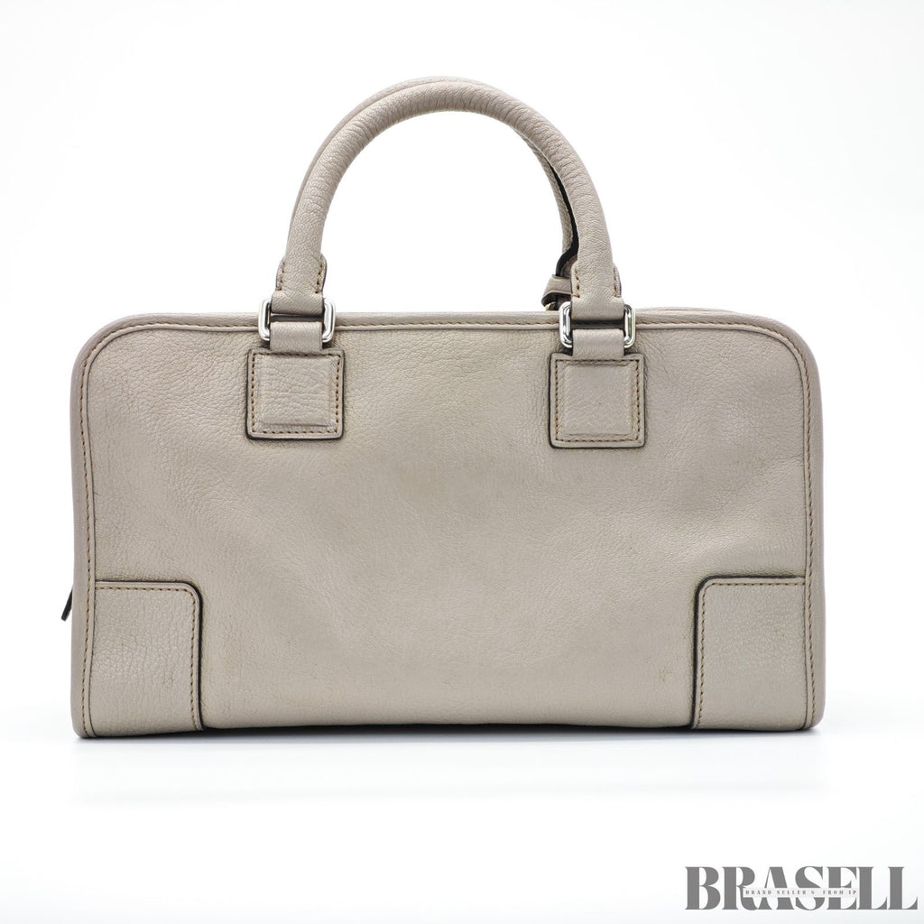 LOEWE ロエベ  アマソナ28  バッグ ハンドバッグ グレージュ シルバー金具 レディース 保存袋