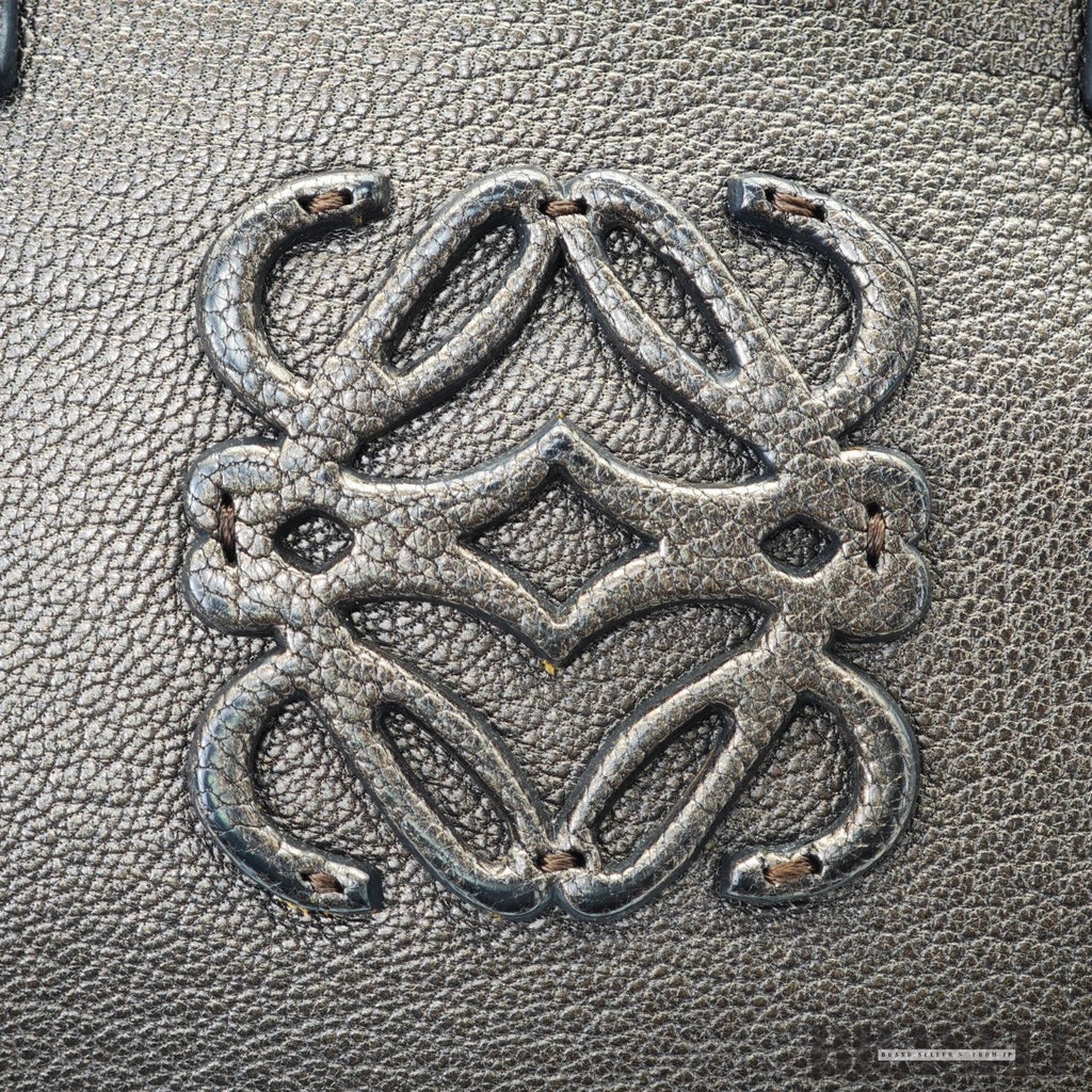 LOEWE ロエベ アマソナ 23 バッグ ハンドバッグ 横長 ガンメタ レディース メンズ