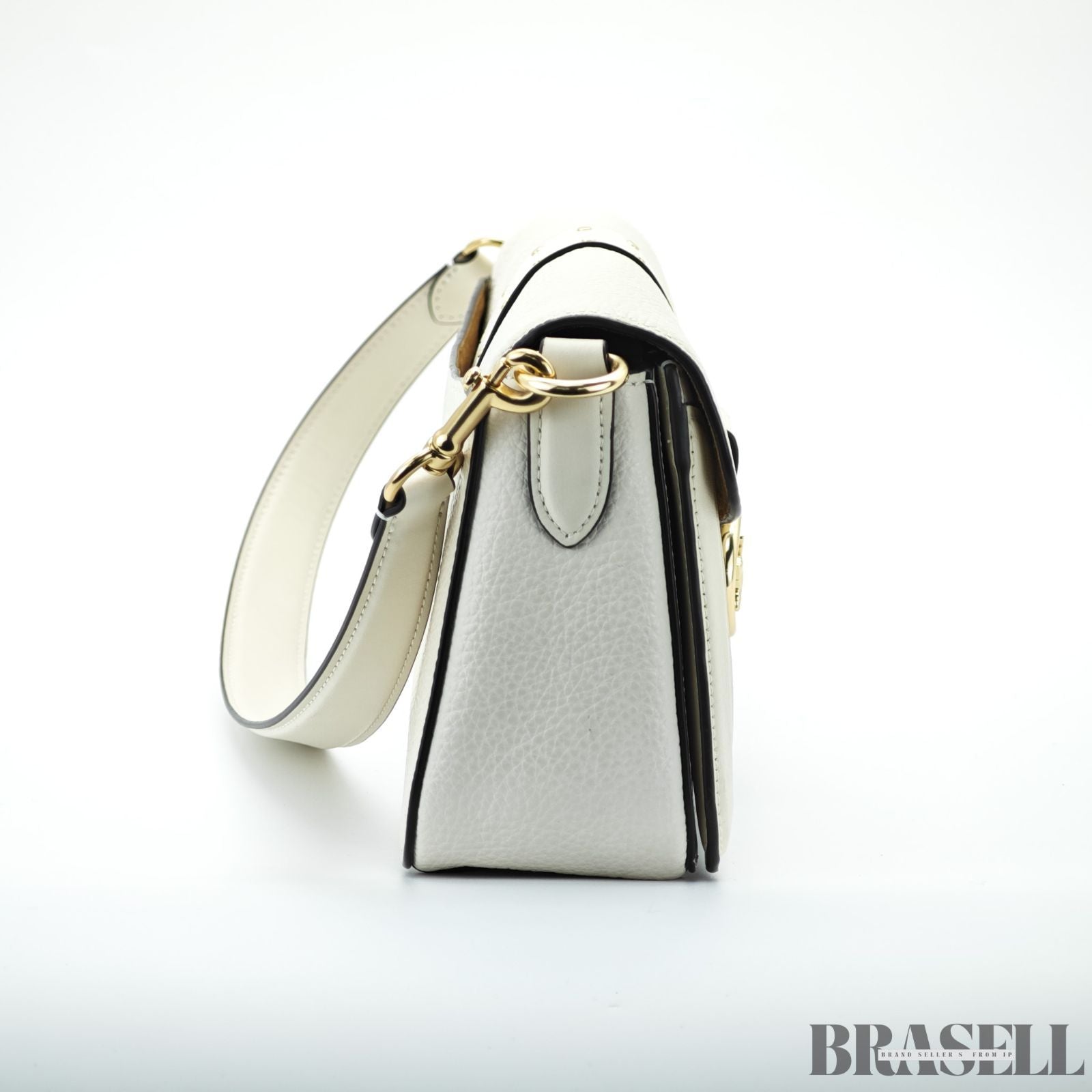 COACH コーチ サルキー F05497 バッグ ハンドバッグ フラップ コンパクト チョーク アイボリー レディース 保存袋