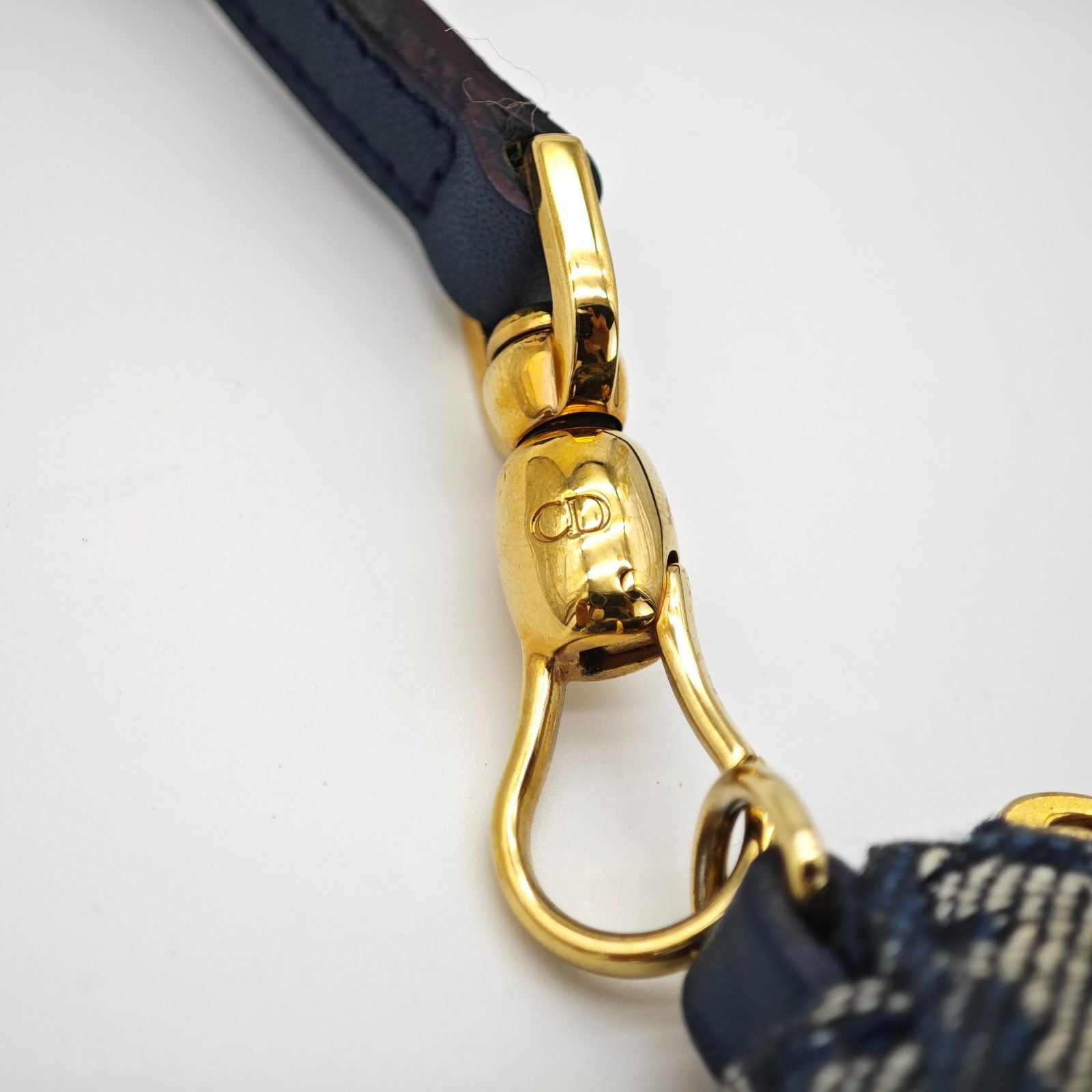 Dior ディオール トロッター サドルバッグ バッグ ハンドバッグ ミニバッグ ネイビー レディース 保存袋