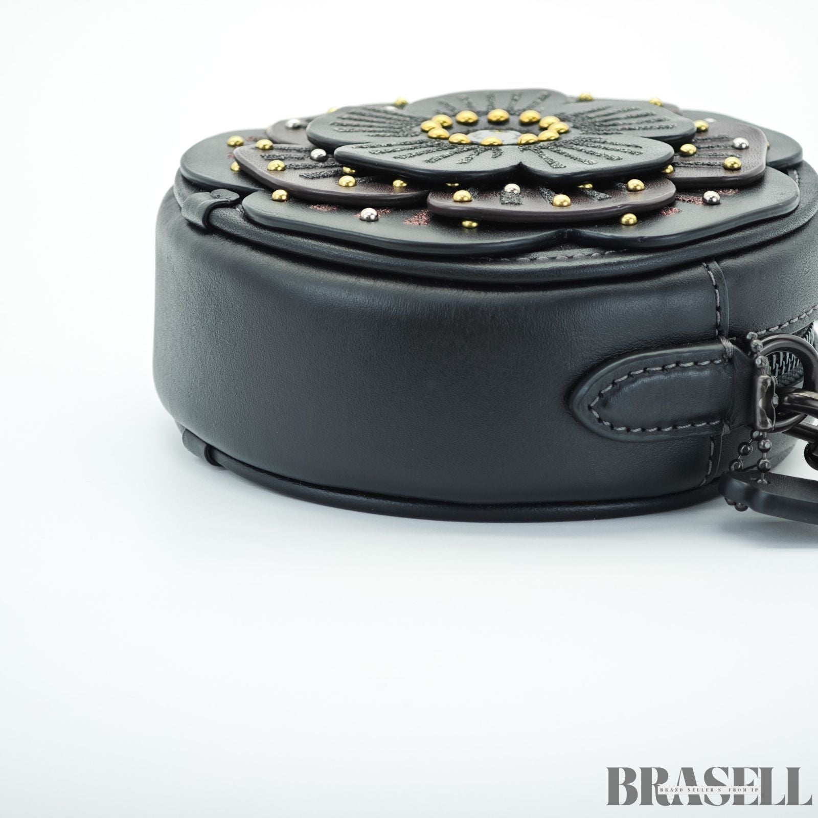 COACH コーチ ティーローズ クロスボディバッグ CE782 バッグ ショルダーバッグ 花 フラワー 円形 ラウンド ブラック レディースCOACH コーチ ティーローズ クロスボディバッグ CE782 バッグ ショルダーバッグ 花 フラワー 円形 ラウンド ブラック レディース