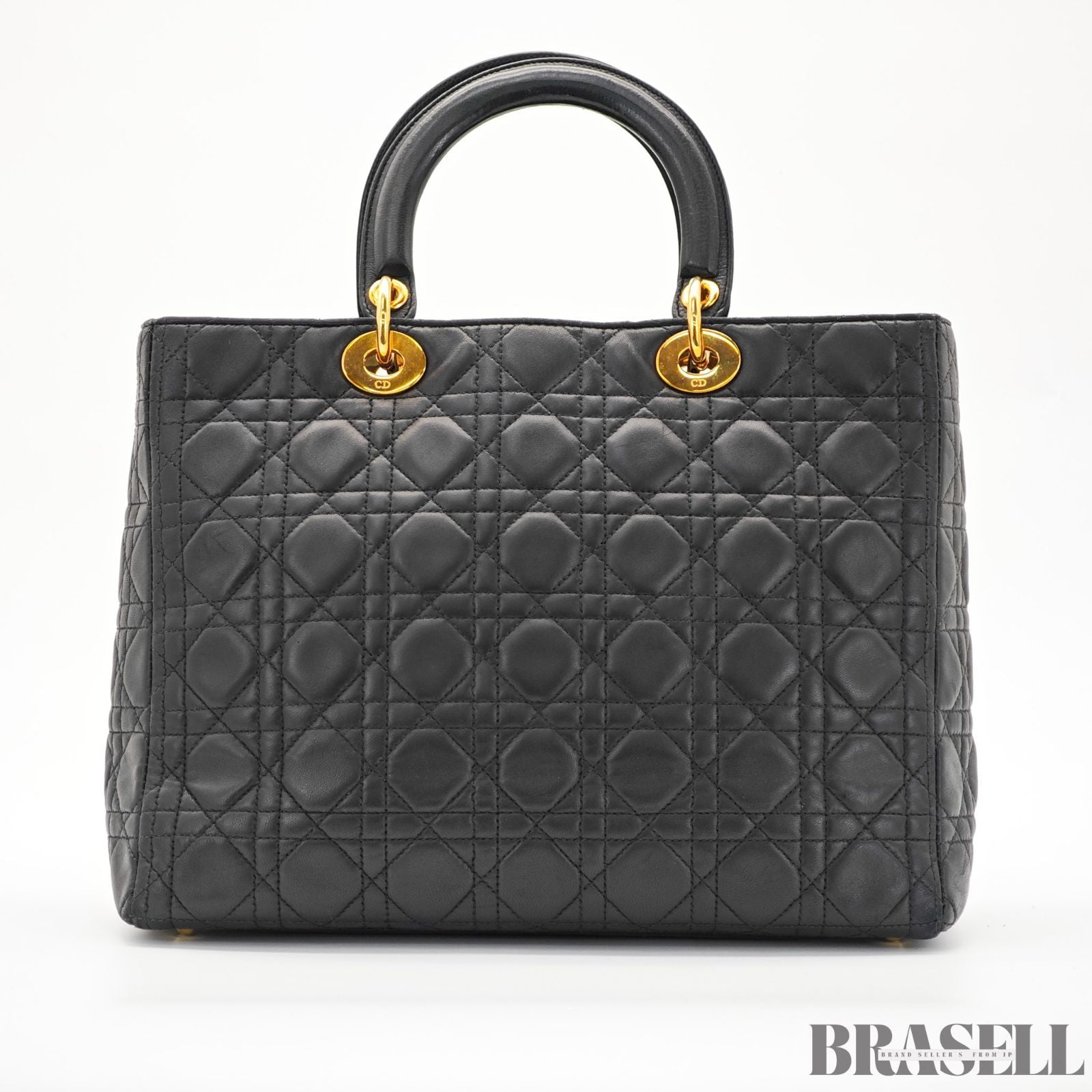 Dior ディオール レディディオール ラージ バッグ 2way ブラック レディース 保存袋 ショルダーストラップ