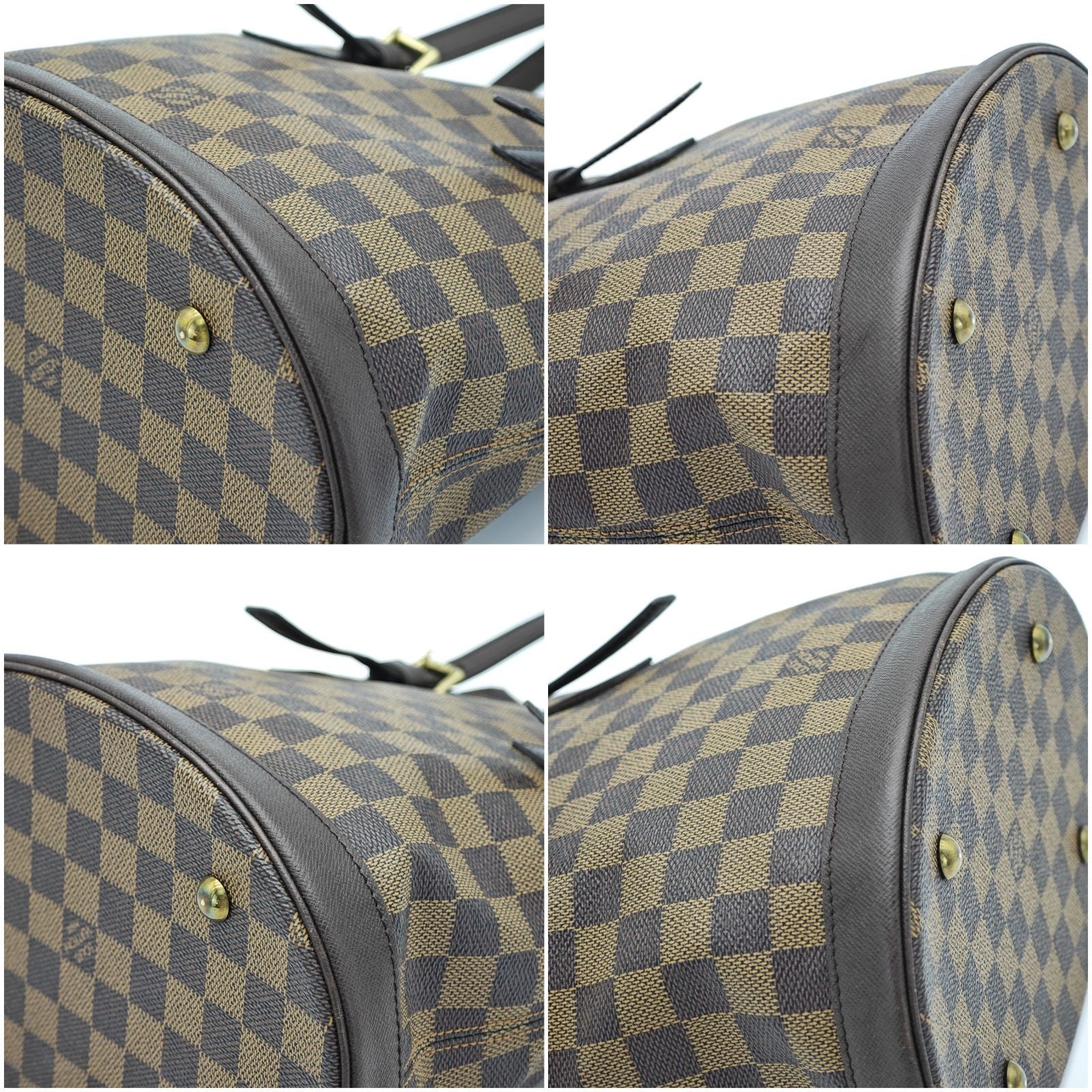 LOUIS VUITTON ルイ・ヴィトン ダミエ マレ バケット N42240 バッグ トートバッグ バケットバッグ バケツバッグ ブラウン レディース