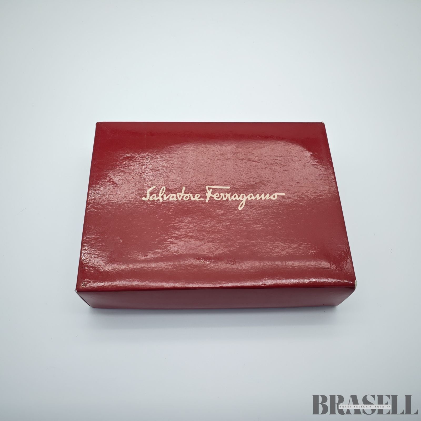 Salvatore Ferragamo サルバトーレ・フェラガモ ヴァラ リボン 22-3054 バッグ ショルダーバッグ 型押し コンパクト ブラック レディース 箱