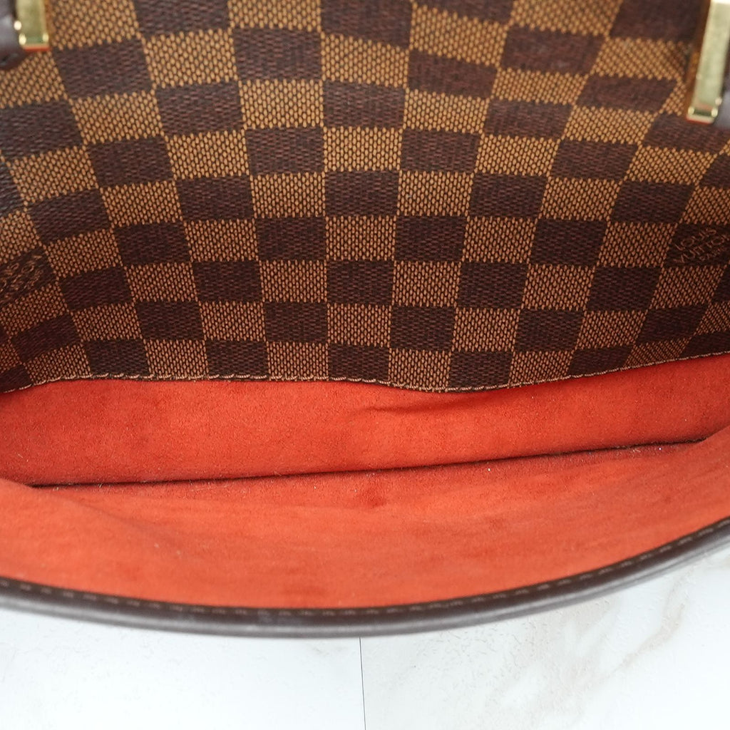 LOUIS VUITTON ダミエ サリア オリゾンタル N51282 バッグ ハンドバッグ ブラウン ショルダーバッグ トートバッグ レディース 保存袋