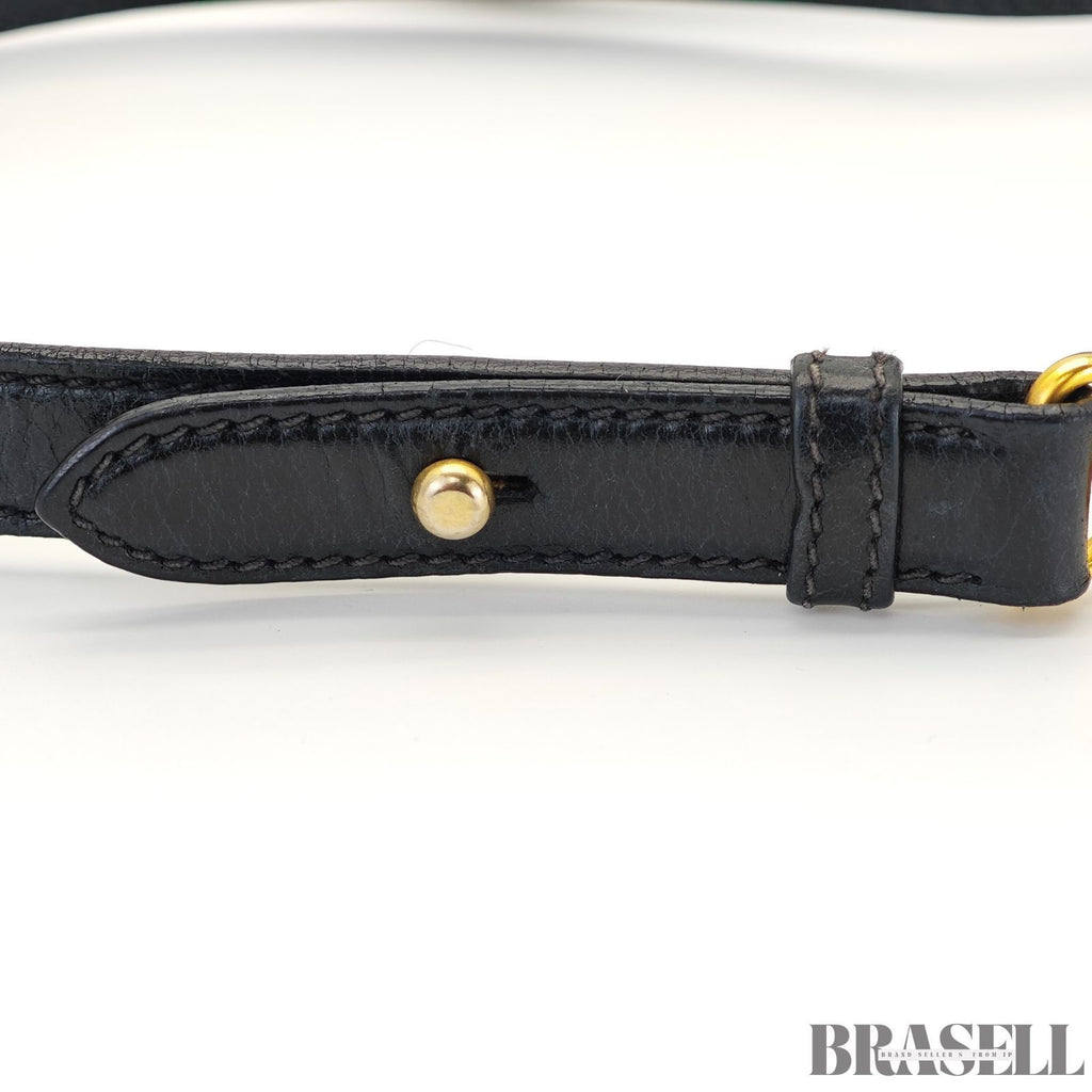 miu miu ミュウミュウ ギャザー ハンドバッグ RT0383 バッグ ショルダーバッグ 2way ブラック レディース ショルダーストラップ