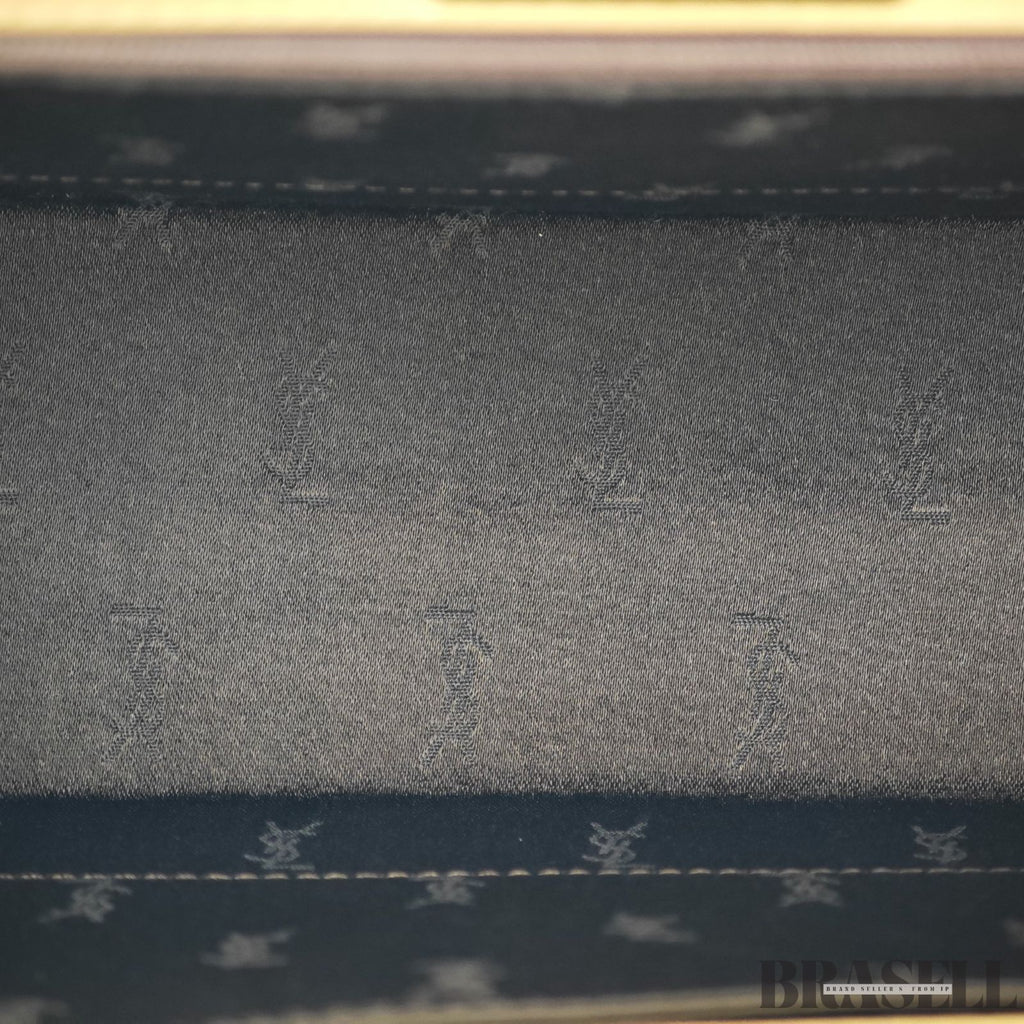 Yves Saint Laurent  イヴ・サンローラン ヴィンテージ ケリー型 トップハンドルバッグ ロゴ金具  バッグ ハンドバッグ フラップ ベージュ レディース メンズ 箱 保存袋