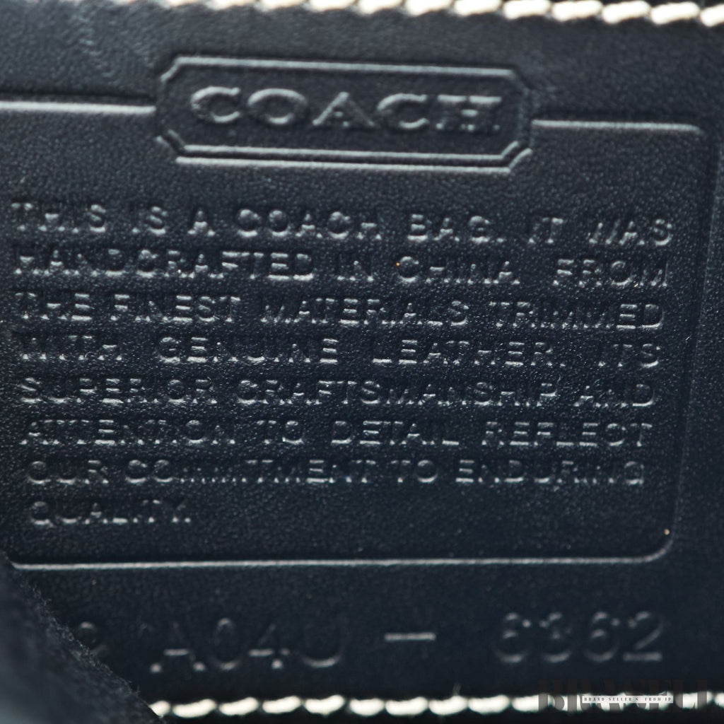 COACH コーチ シグネチャー ショルダーバッグ バッグ ホーボー 三日月 ブラック レディース