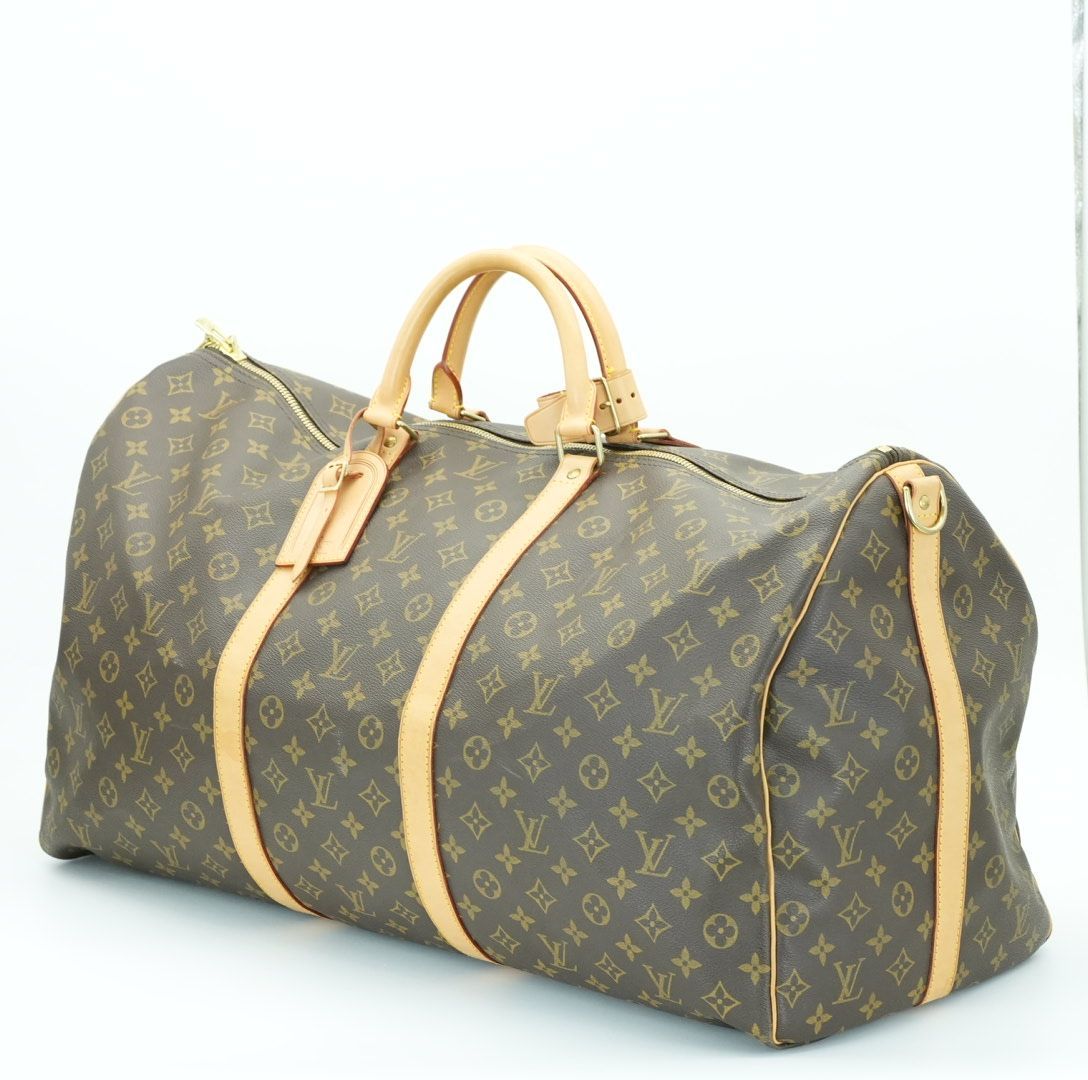 LOUIS VUITTON ルイ・ヴィトン キーポル60 M41422 ボストンバッグ 旅行 大容量 ブラウン レディース メンズ