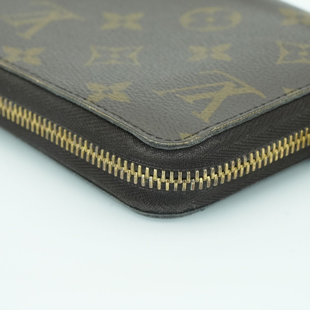 LOUIS VUITTON ルイ・ヴィトン ジッピーウォレット M41895 長財布 ブラウン レディース メンズ 箱