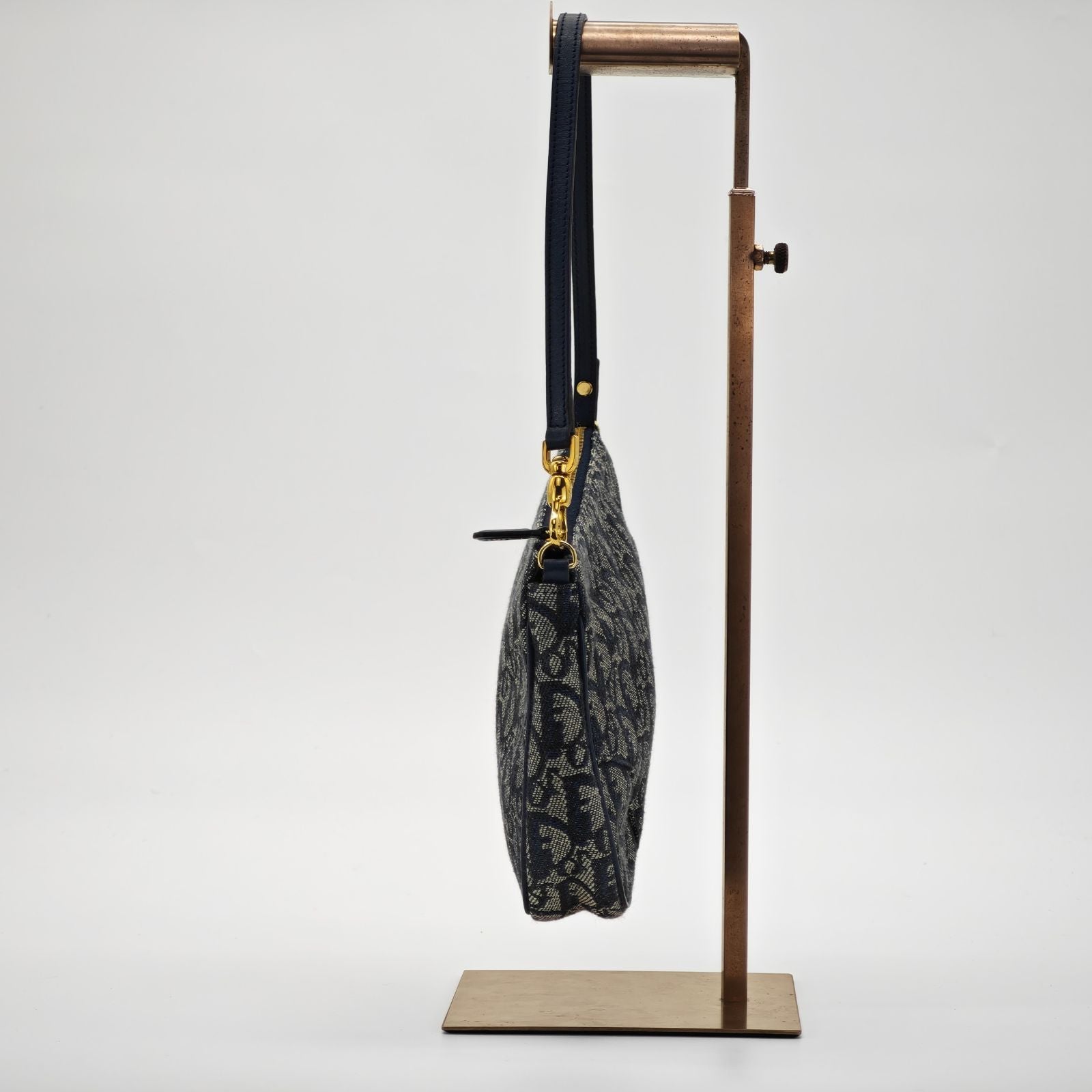 Dior ディオール トロッター サドルバッグ バッグ ハンドバッグ ミニバッグ ネイビー レディース 保存袋