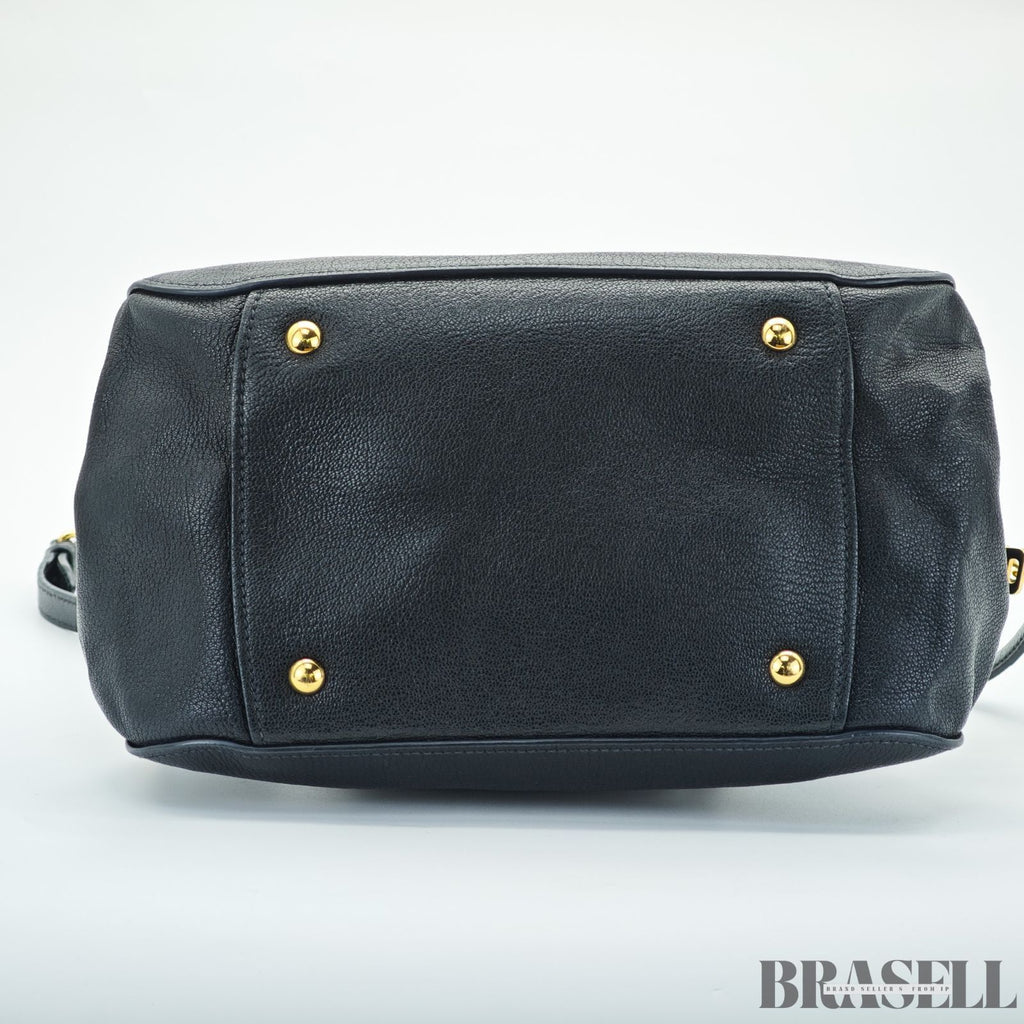 miu miu ミュウミュウ マドラス 2way RL0058 バッグ ハンドバッグ ショルダーバッグ ブラック 黒 レディース 保存袋 ギャランティーカード ショルダーストラップ