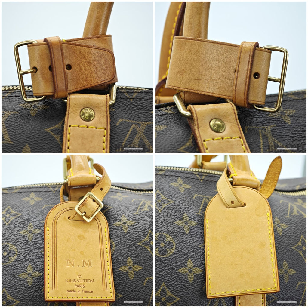 LOUIS VUITTON ルイ・ヴィトン キーポル50cm M41426 バッグ ボストンバッグ 大容量 旅行 ブラウン レディース メンズ パドロック 鍵