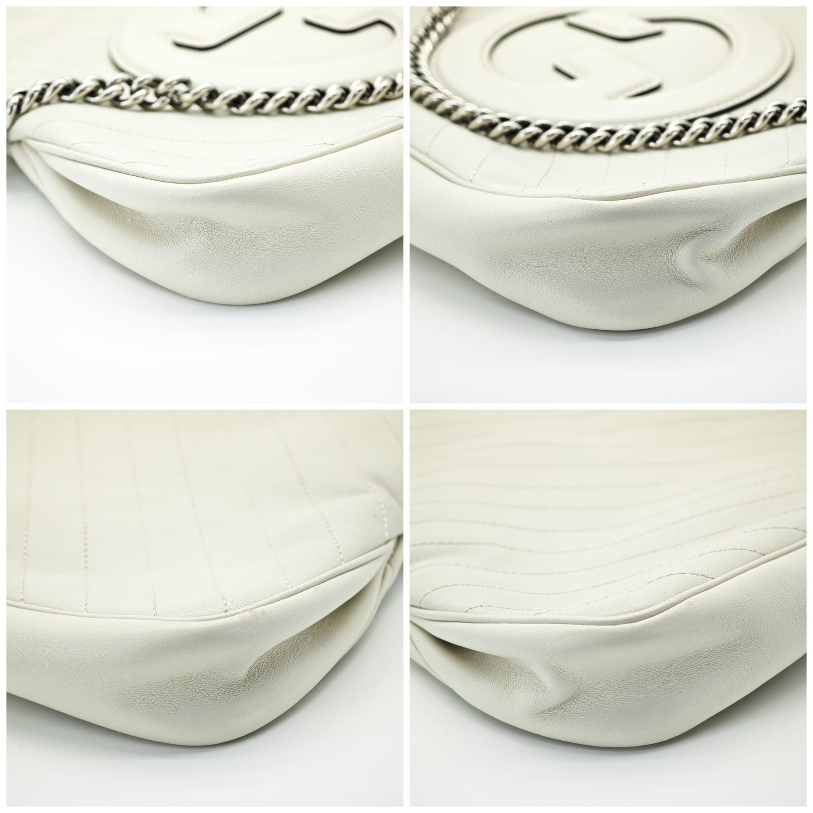 GUCCI グッチ ブロンディ トート バッグ ベージュ アイボリー レディース 保存袋