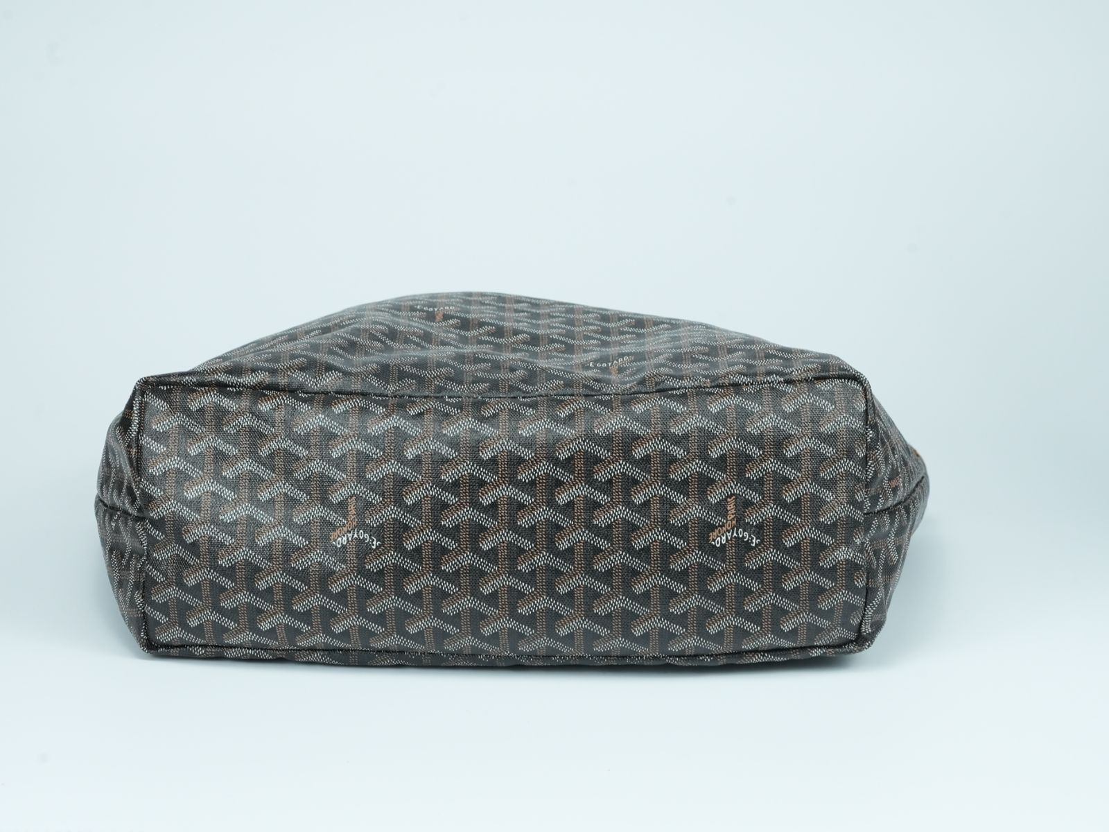【Sランク・正規品】GOYARD ゴヤール サンルイPM トートバッグ ブラック×ブラウン 保存袋・ポーチ付 A4収納可 美品 St. Louis レディース メンズ ショルダーバッグ ハンドバッグ マザーズバッグ