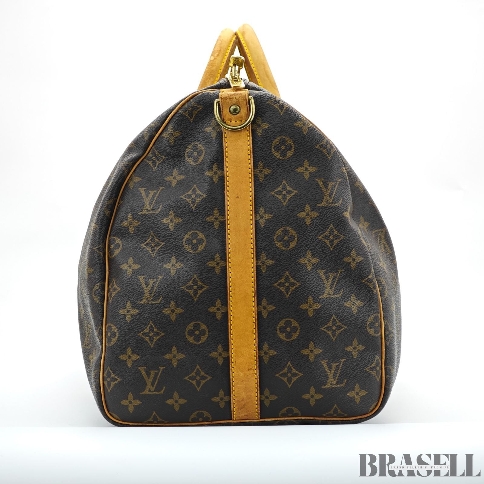 LOUIS VUITTON ルイ・ヴィトン キーポル 55cm M41424 バッグ ボストンバッグ 大容量 旅行 ブラウン レディース メンズ パドロック 鍵