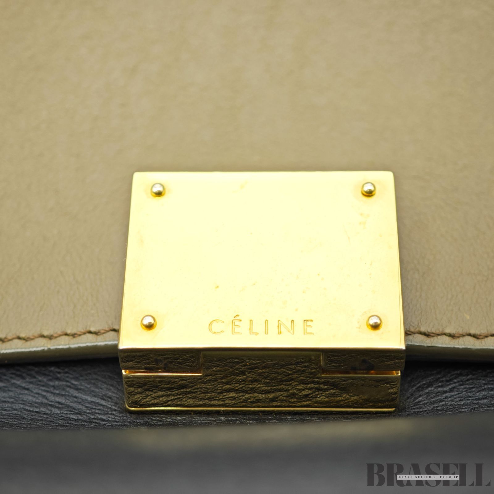CELINE セリーヌ トラペーズ スモール 2WAYバッグ バッグ 2way フラップ ブラック レディース メンズ ショルダーストラップ