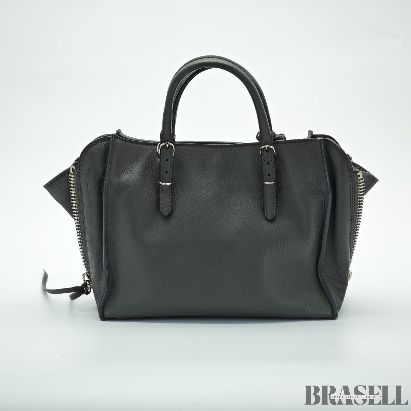 BALENCIAGA バレンシアガ ペーパーA4/357333 バッグ 2way ハンドバッグ ショルダーバッグ グレー レディース ショルダーストラップ