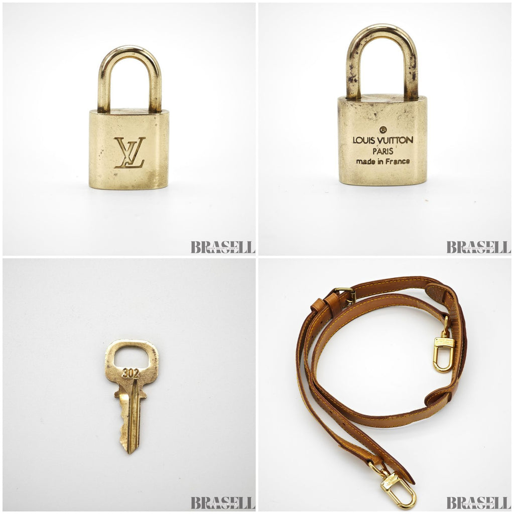 LOUIS VUITTON ルイ・ヴィトン キーポル 55cm M41424 バッグ ボストンバッグ 大容量 旅行 ブラウン レディース メンズ パドロック 鍵