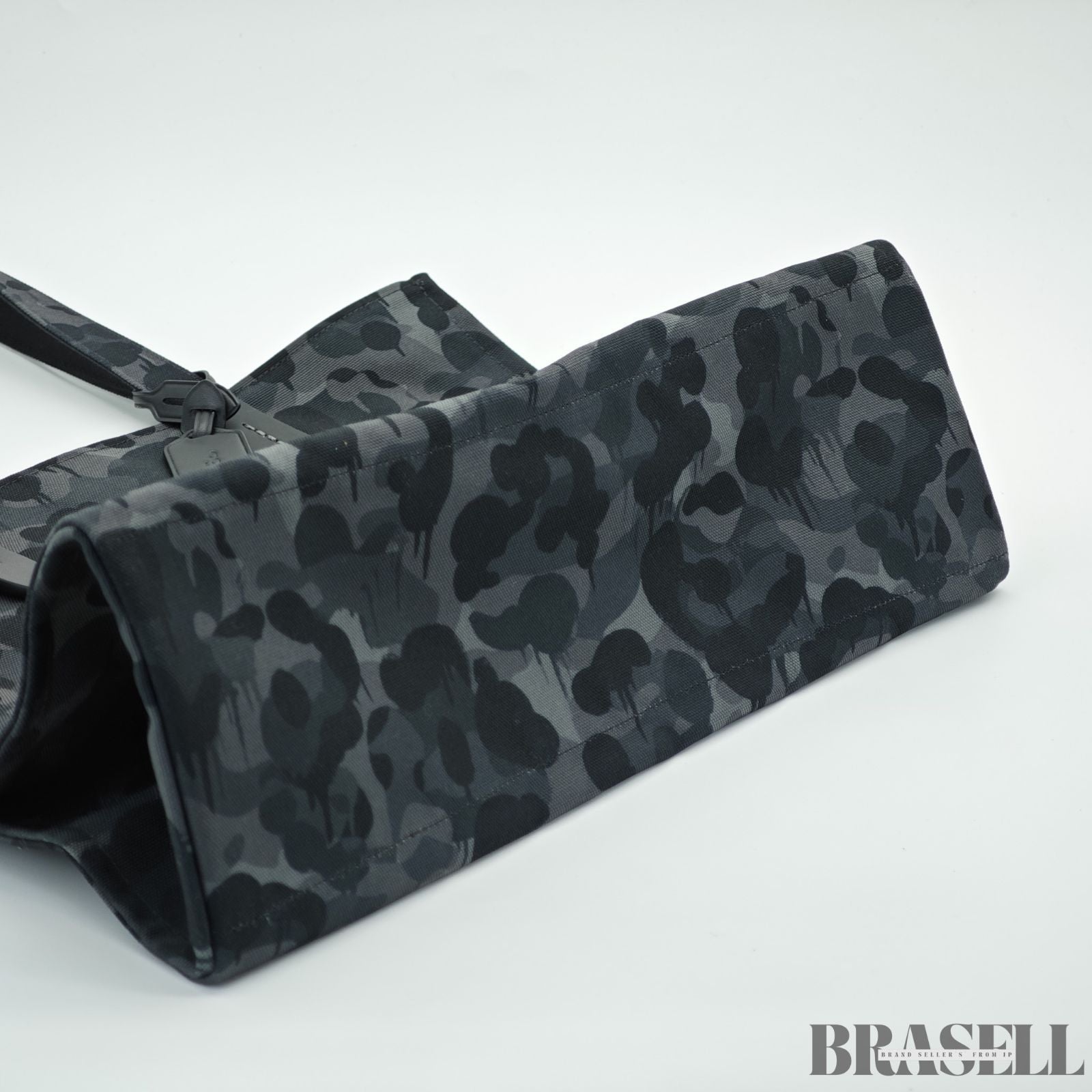 COACH コーチ トート・カモ プリント アンド レキシー CCD11 A5F バッグ トートバッグ 恐竜 ダイナソー ブラック レディース 保存袋