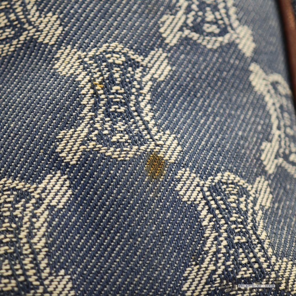 CELINE  セリーヌ マカダム柄 ブギ―バッグ YS00/75 バッグ ハンドバッグ キャンバス ブルーデニム/ブラウン レディース