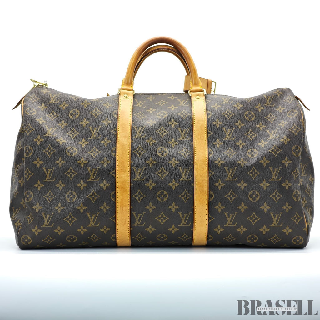 LOUIS VUITTON ルイ・ヴィトン キーポル50cm M41426 バッグ ボストンバッグ 大容量 旅行 ブラウン レディース メンズ パドロック 鍵