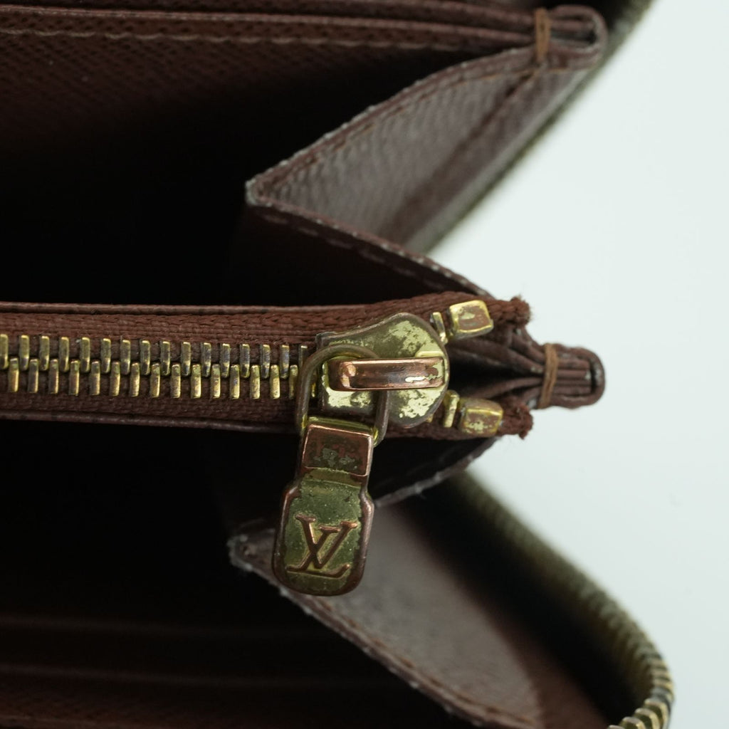 LOUIS VUITTON ルイ・ヴィトン ジッピーウォレット M41895 長財布 ブラウン レディース メンズ 箱