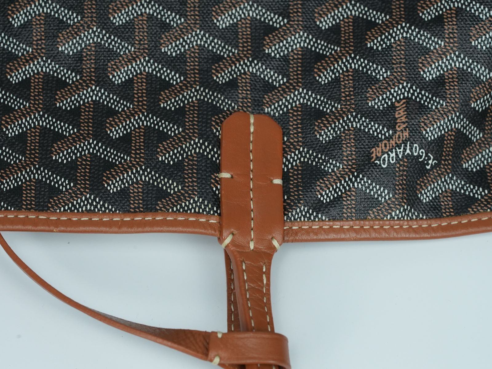 【Sランク・正規品】GOYARD ゴヤール サンルイPM トートバッグ ブラック×ブラウン 保存袋・ポーチ付 A4収納可 美品 St. Louis レディース メンズ ショルダーバッグ ハンドバッグ マザーズバッグ