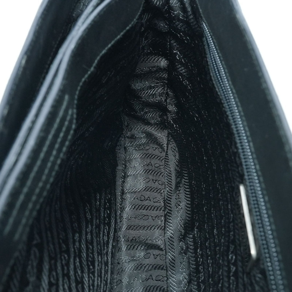 PRADA ヴィッテロ VITELLO CORINO NERO ハンドバッグ BR1277 バッグ トートバッグ ブラック トートバッグ レディース メンズ 保存袋 ギャランティーカード